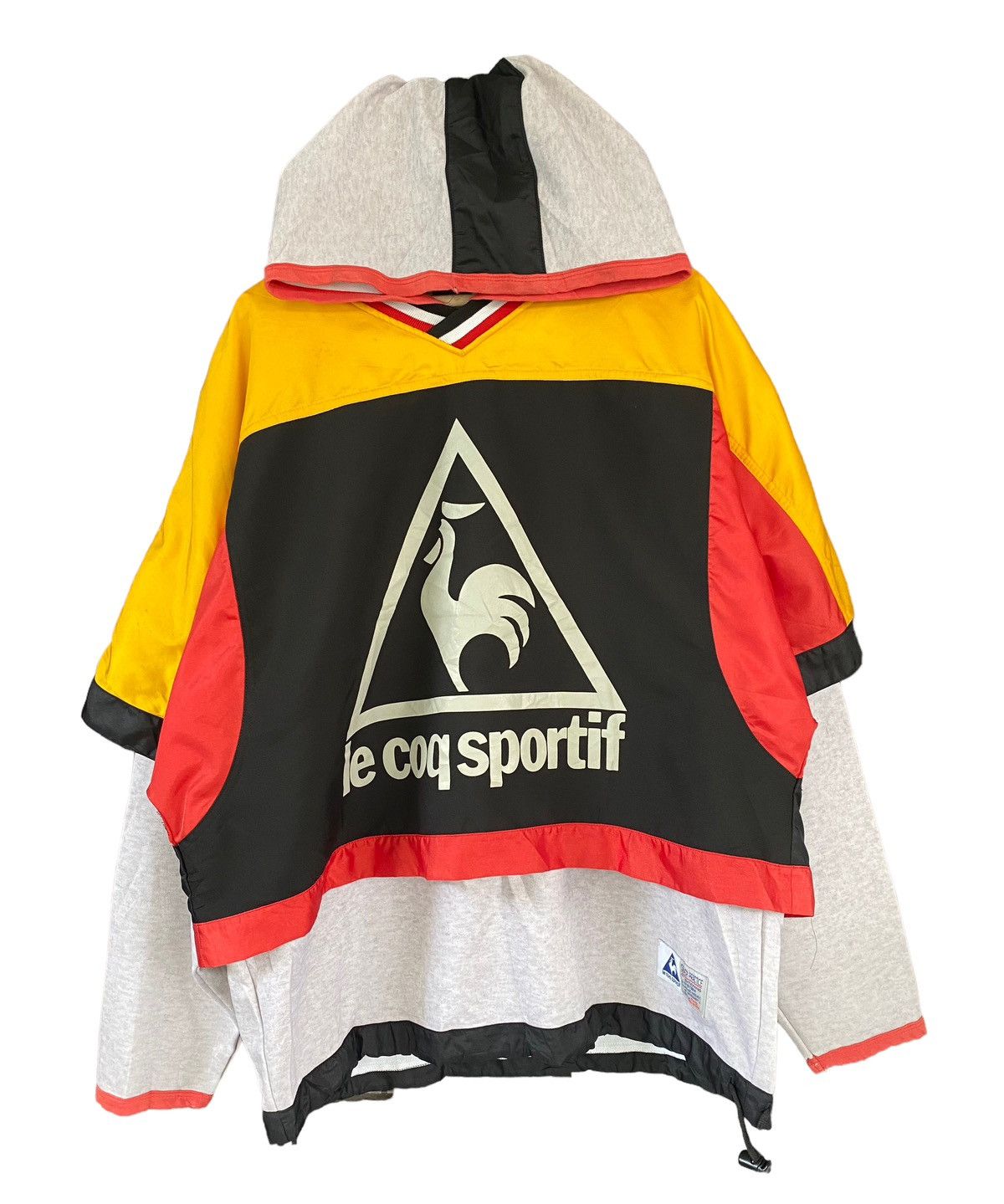 Le Coq Sportif × Vintage Vintage Le Coq Sportif Hoodie Jacket Long Sleeve (L) Size US L / EU 52-54 / 3 - 3 Thumbnail