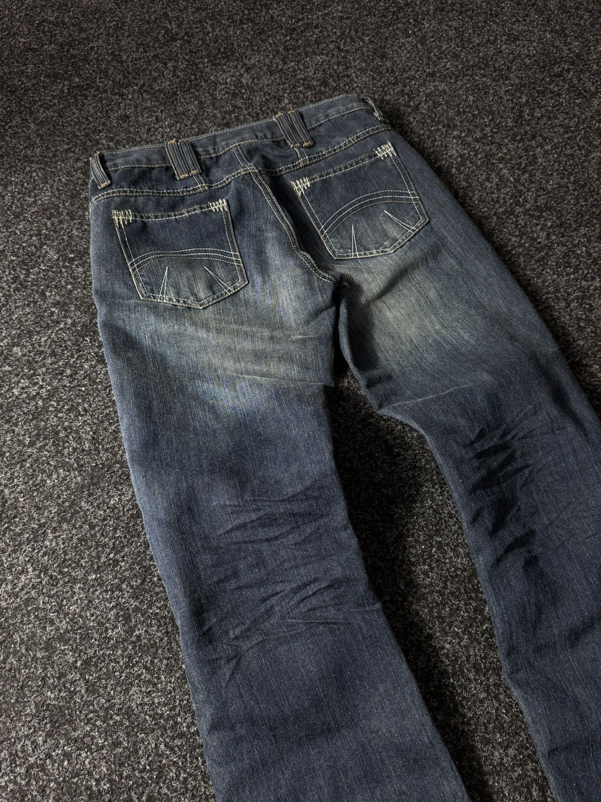Harley Davidson Vintage 90s Racing MOTO biker Held denim women’s jeans pants Size 29" - 12 Thumbnail