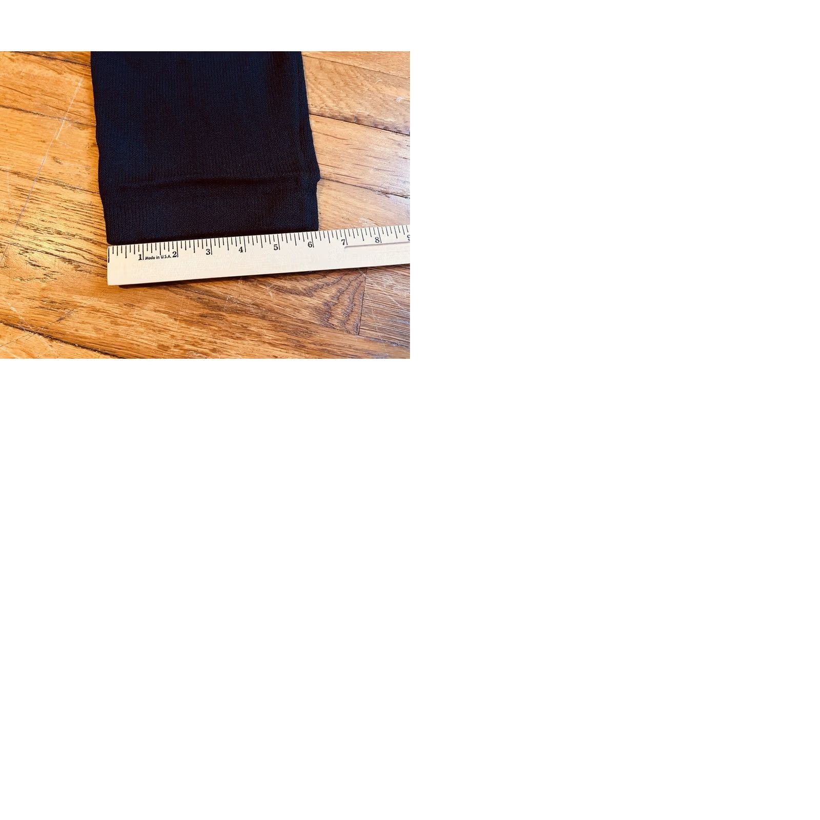 St. John St. John Collection Santana Knit Stretch Pants Women’s 4 Black Dress Pants Slim Straight Waist 24" Inseam 26" Wool Pleated Burnished Size 27" / US 4 / IT 40 - 9 Thumbnail