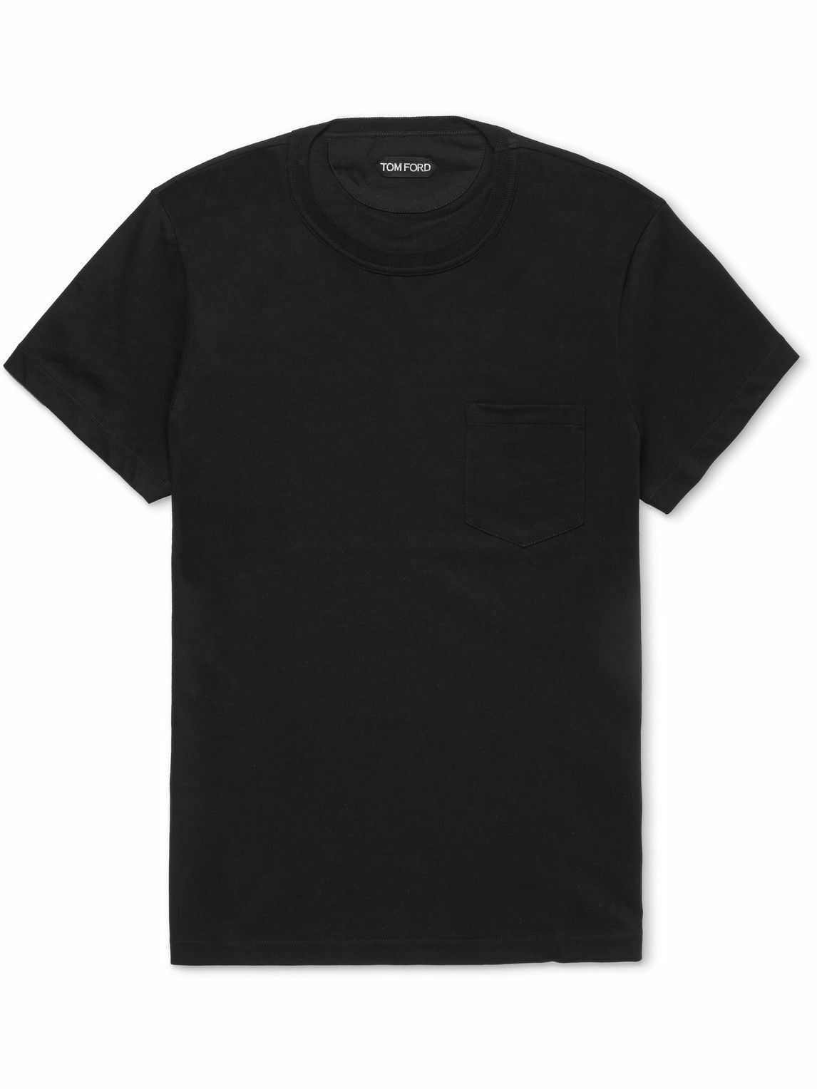 Tom Ford o1w1db10125 TFJ827 T-Shirt in Black Size US M / EU 48-50 / 2 - 1 Thumbnail