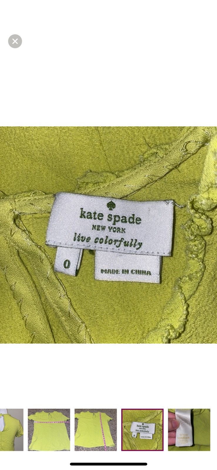 Kate Spade Kate spade adra top size 0 Size XS / US 0-2 / IT 36-38 - 7 Thumbnail