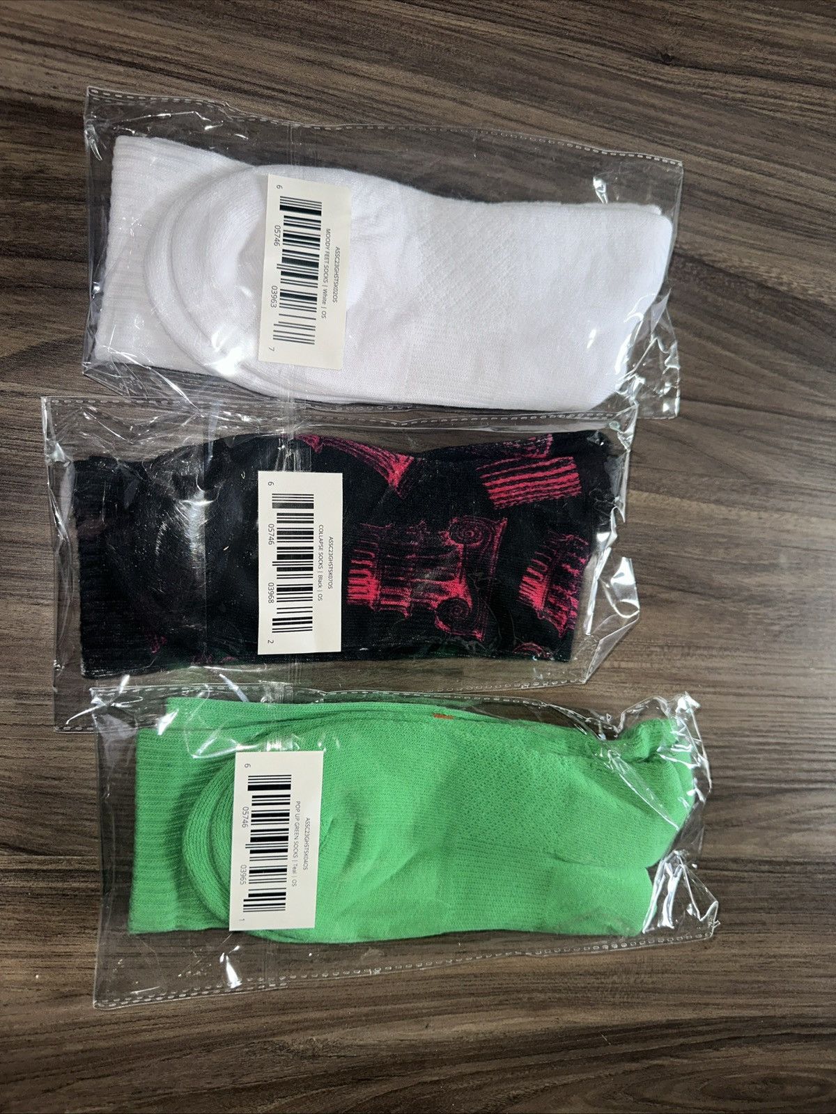 Anti Social Social Club Anti Social Social Club ASSC 3-Pack Socks - Brand New Size ONE SIZE - 2 Thumbnail