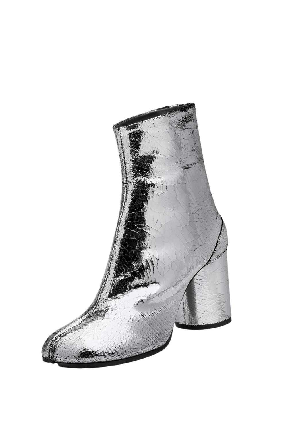 Maison Margiela MAISON MARGIELA Tabi Silver Broken Mirror 8cm Boots Size US 9.5 / IT 39.5 - 1 Thumbnail