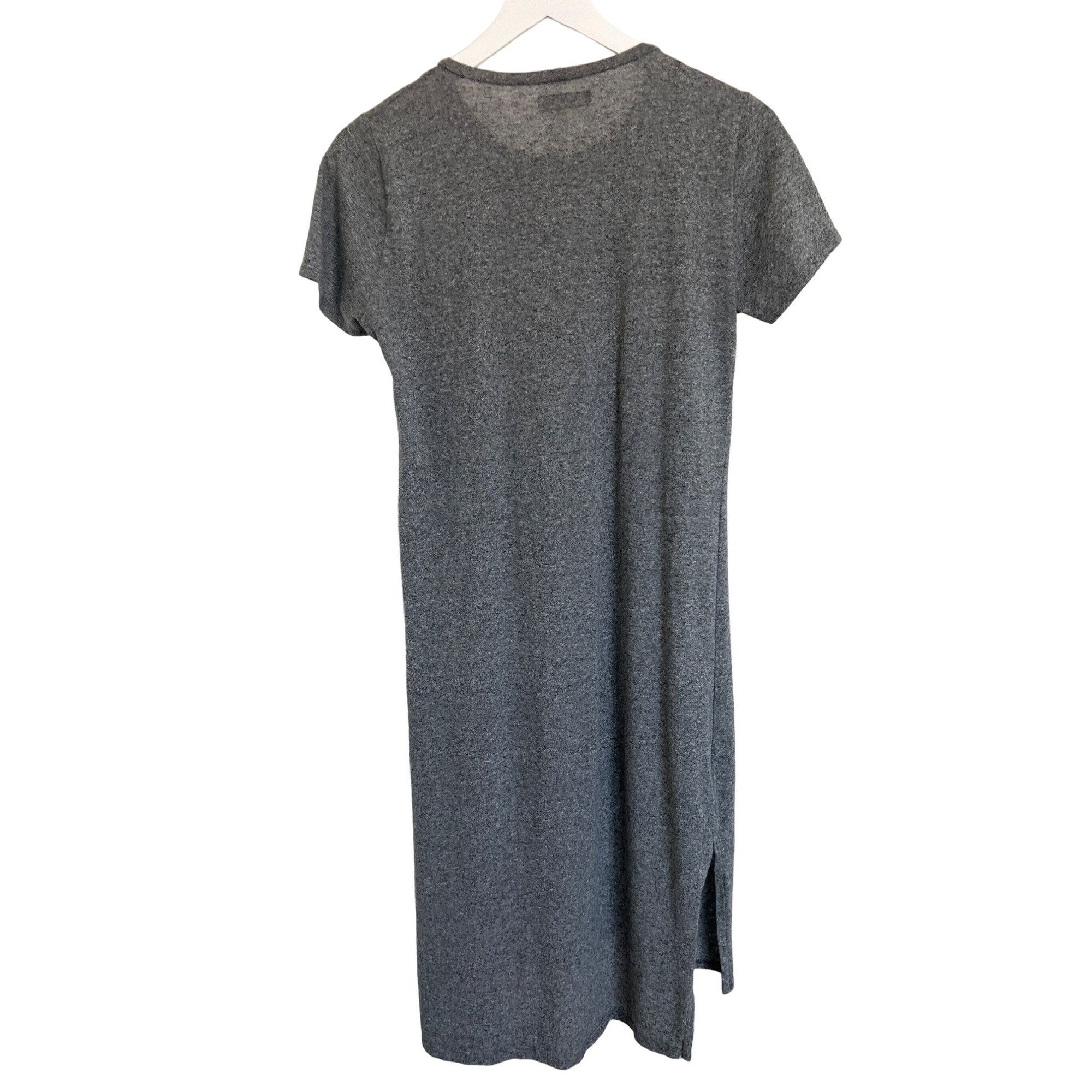 REVOLVE Michael Lauren Augustus Heather Grey Side Slit Midi Dress Size XS / US 0-2 / IT 36-38 - 7 Thumbnail