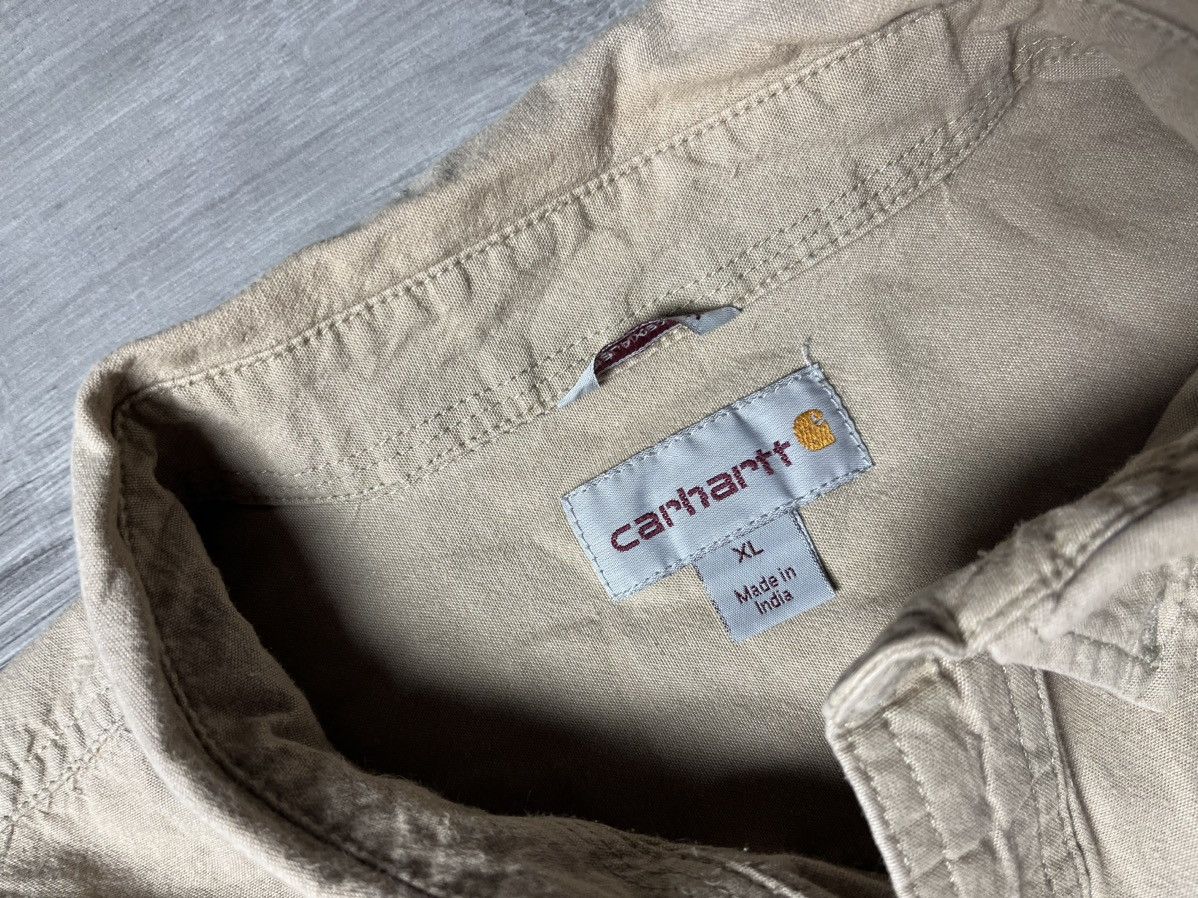 Carhartt Vintage Carhartt work shirt size XLarge Size US XL / EU 56 / 4 - 4 Thumbnail
