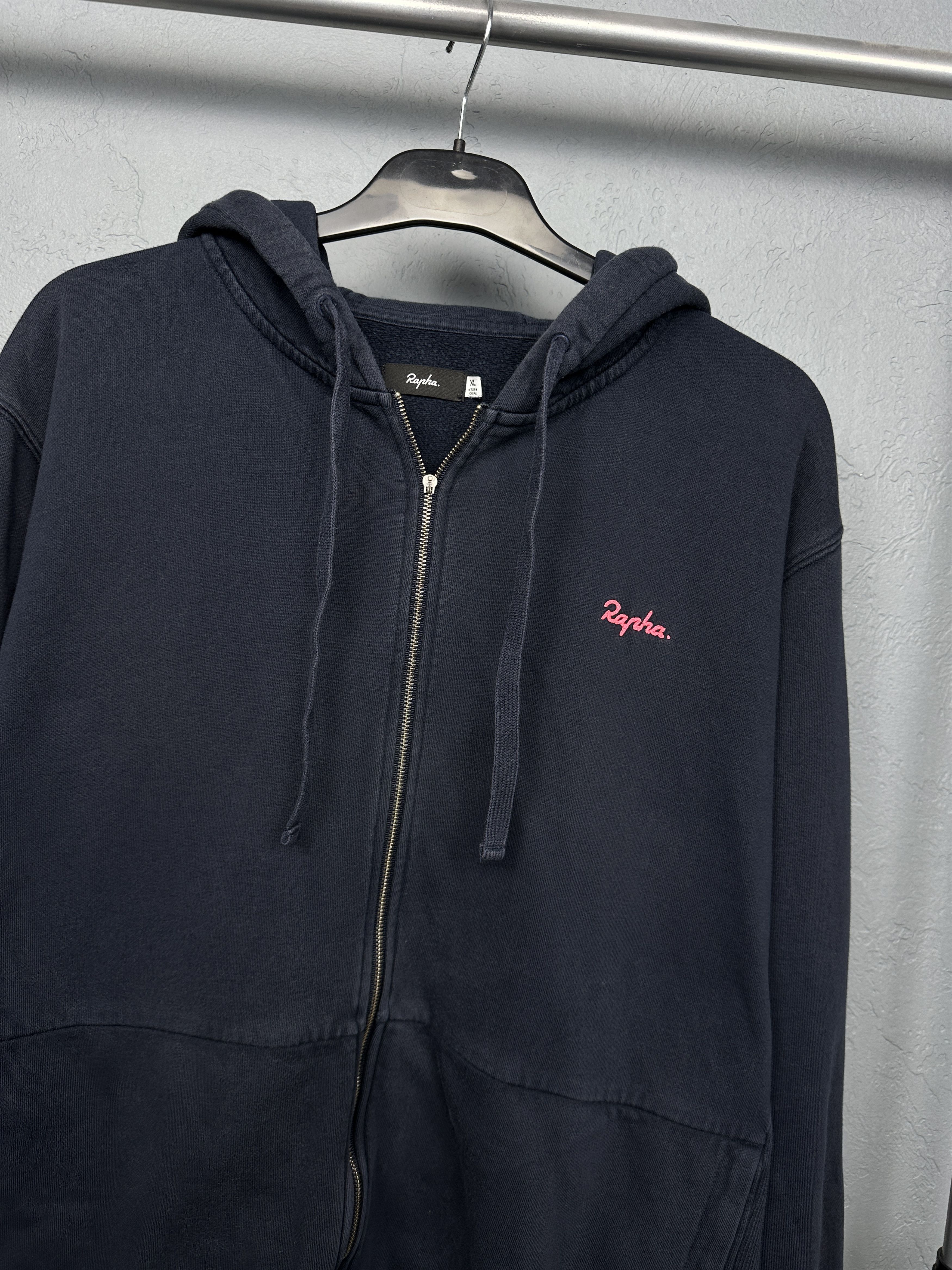 Rapha Rapha Mens Logo Cycling Zip Hoodie Size US XL / EU 56 / 4 - 2 Thumbnail