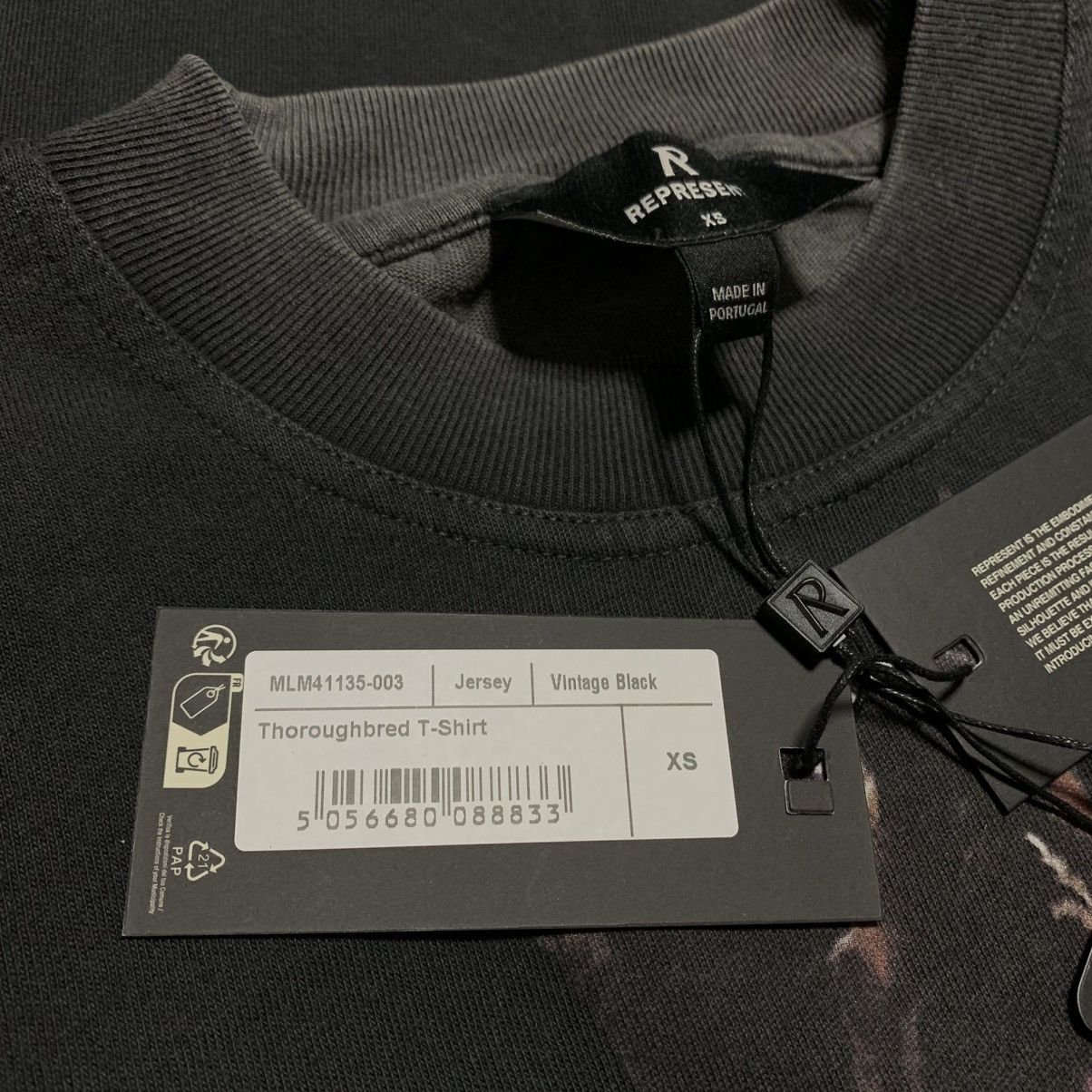 Represent Clo. Represent XS Thoroughbred Dog Vintage Black Tee Size US XS / EU 42 / 0 - 4 Thumbnail