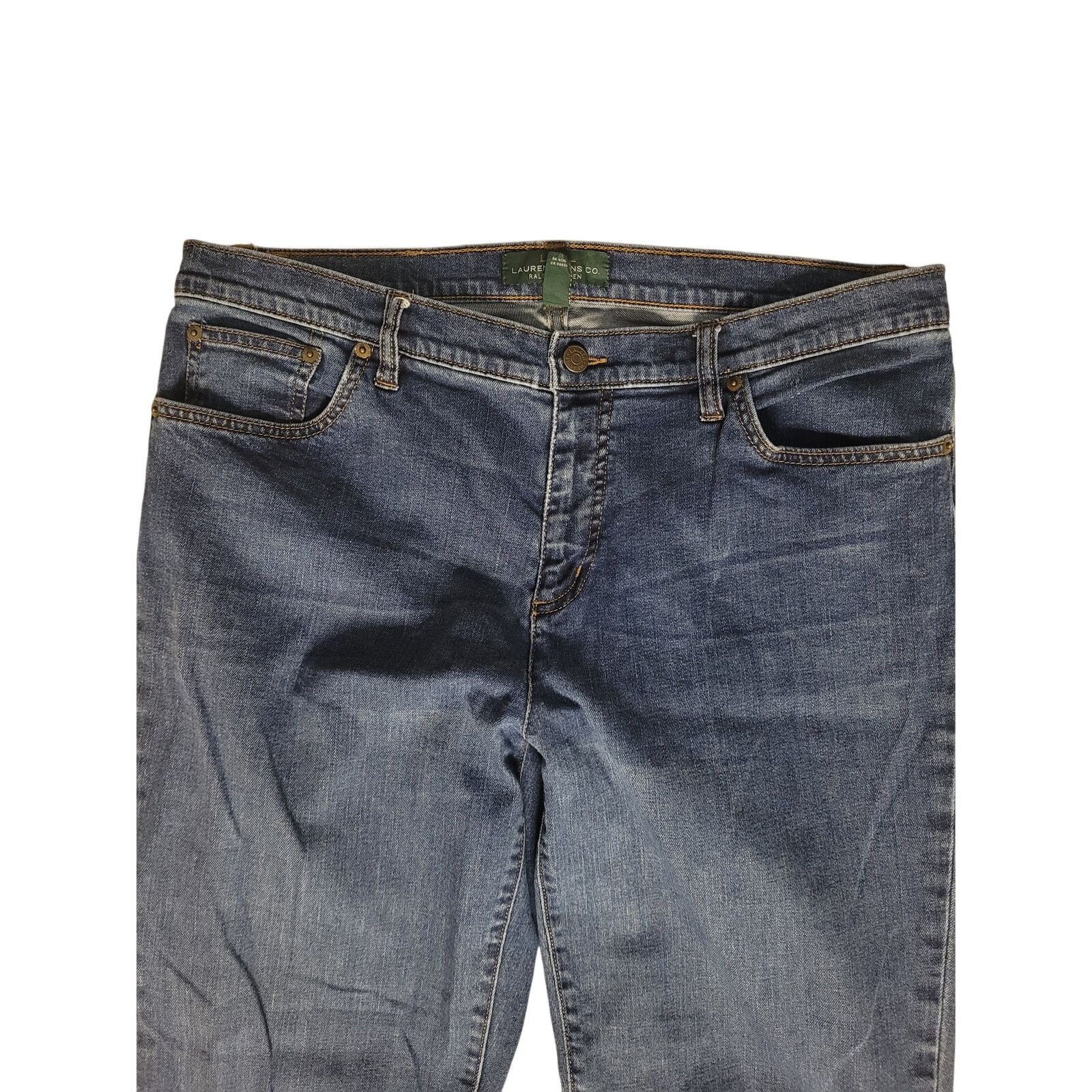 Ralph Lauren Ralph Lauren Jeans Women Classic Bootcut JMed Indigo Sz 14 Size 36" / US 14 / IT 50 - 5 Thumbnail