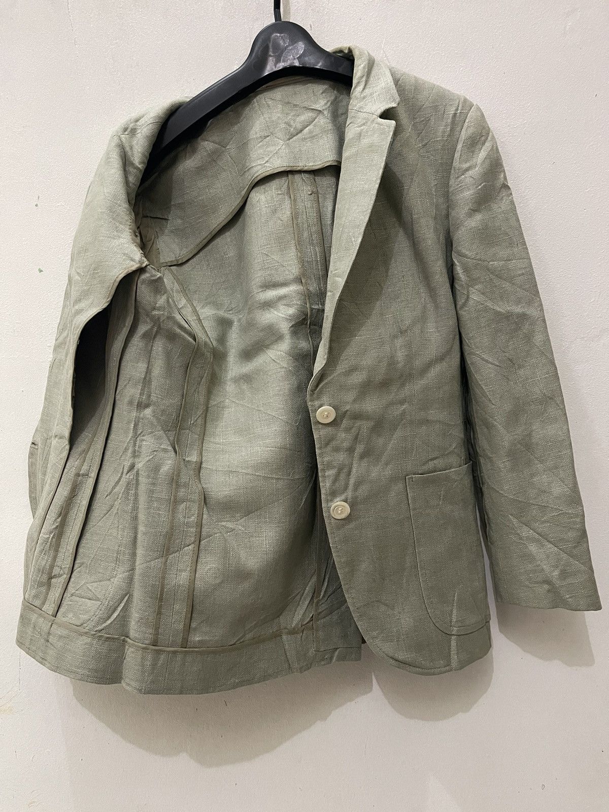 Burberry × Designer × Japanese Brand Burberry Plain Blazers Size M / US 6-8 / IT 42-44 - 6 Thumbnail