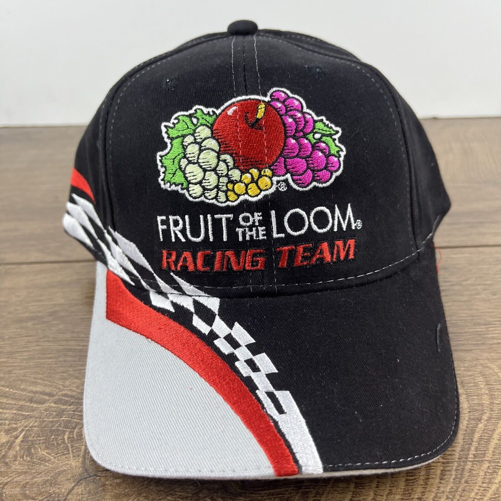 Other Fruit of the Loom Racing 55 Black Cap Hat Adjustable Hat Bla Size ONE SIZE - 3 Thumbnail