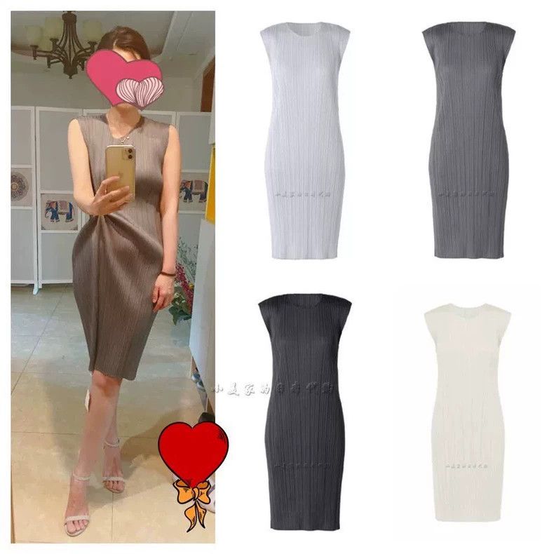 Issey Miyake Issey Miyake size:5 Grey dress Size XS / US 0-2 / IT 36-38 - 5 Thumbnail