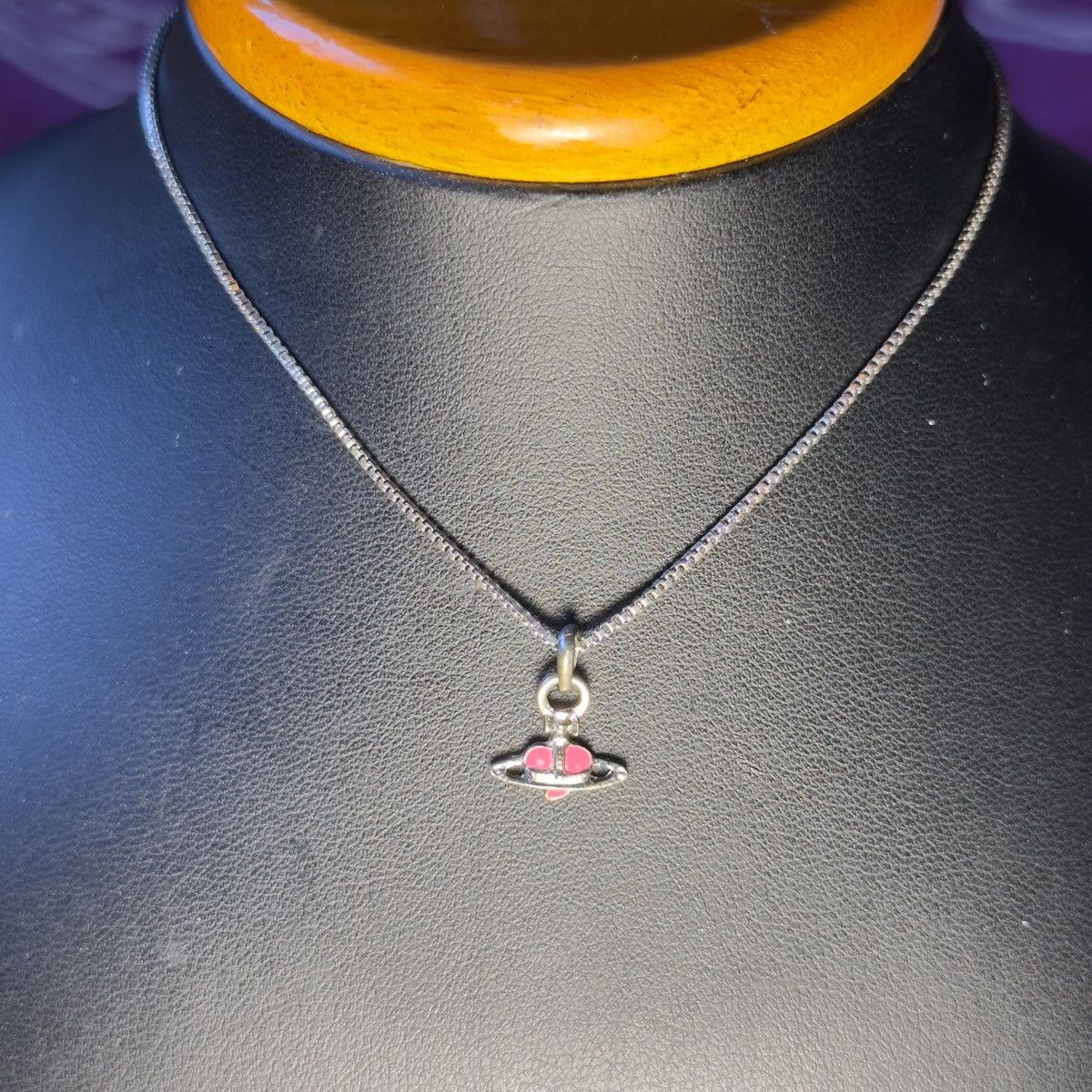 Vivienne Westwood 💗RARE💗 Purple Heart grail vintage necklace Size ONE SIZE - 2 Thumbnail