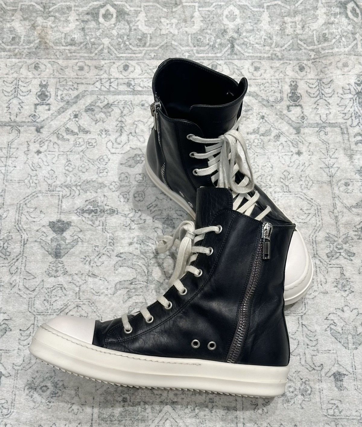 Rick Owens Rick Owens Mainline High-Top Big Converse Shiny Calfskin Size US 8 / EU 41 - 5 Thumbnail