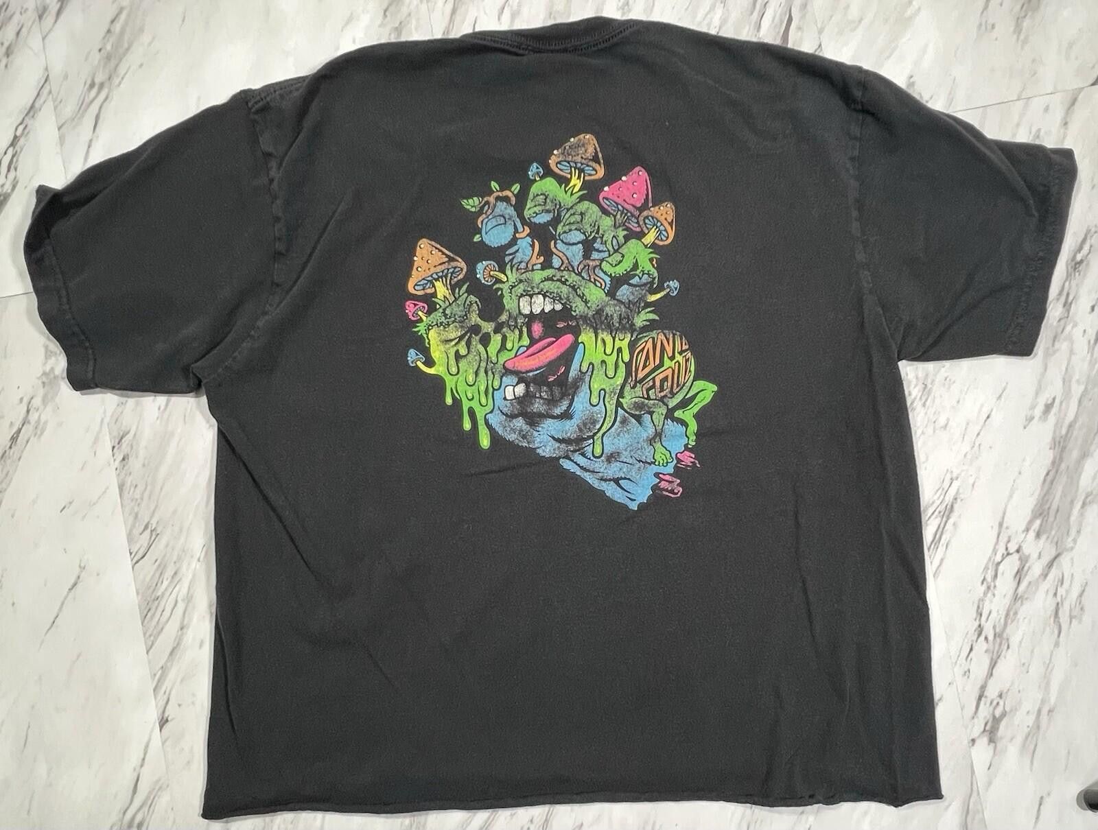 Santa Cruz Skateboards Santa Cruz Toxic Mushroom Graphic Skate T Shirt Black L #13 Size US L / EU 52-54 / 3 - 1 Thumbnail