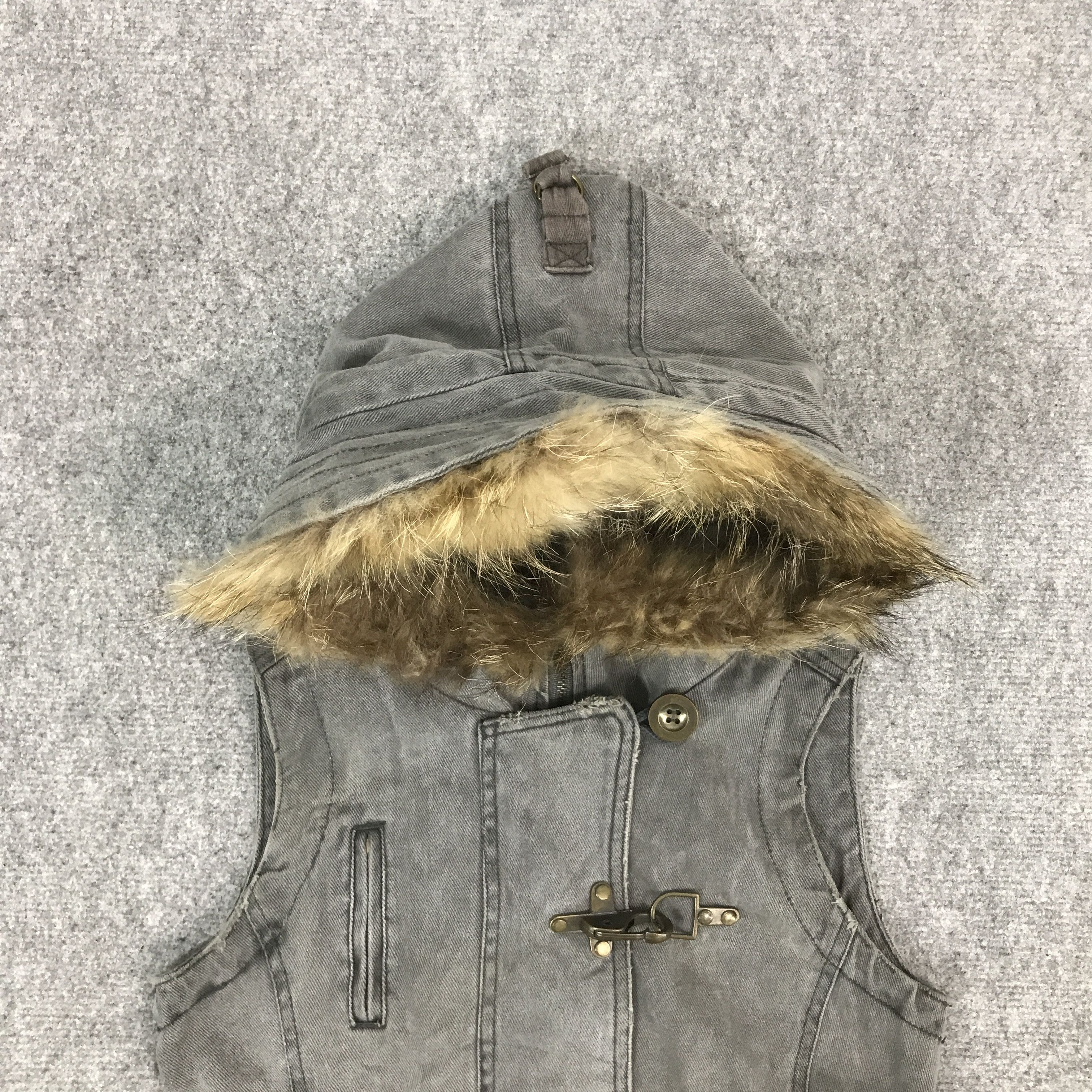 If Six Was Nine × Japanese Brand × Le Grande Bleu (L.G.B.) SARDNYX JAPAN FUR HOODIES VEST STYLE JACKET Size US S / EU 44-46 / 1 - 3 Thumbnail