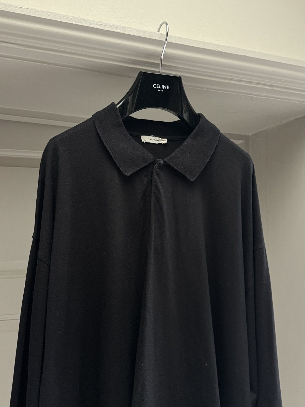 The Row The Row Mens Bryson Black Polo Shirt size XL Size US L / EU 52-54 / 3 - 4 Thumbnail