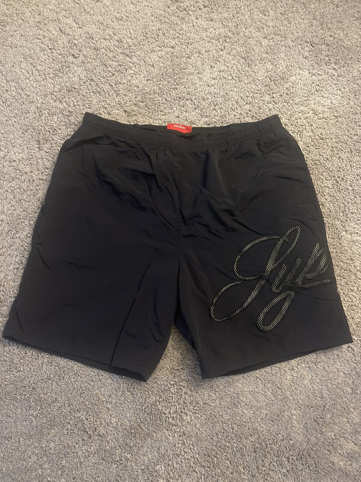 Supreme Supreme Mesh Script Water Short | Grailed