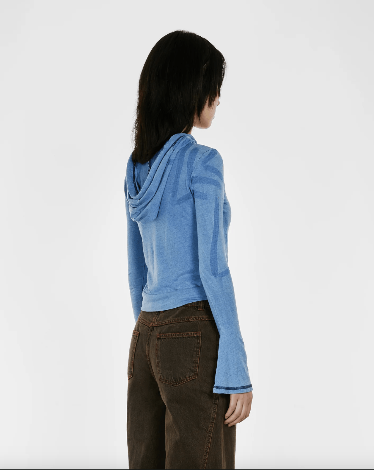 MASHA POPOVA Masha Popova light blue star hooded T-shirt Size M / US 6-8 / IT 42-44 - 4 Thumbnail