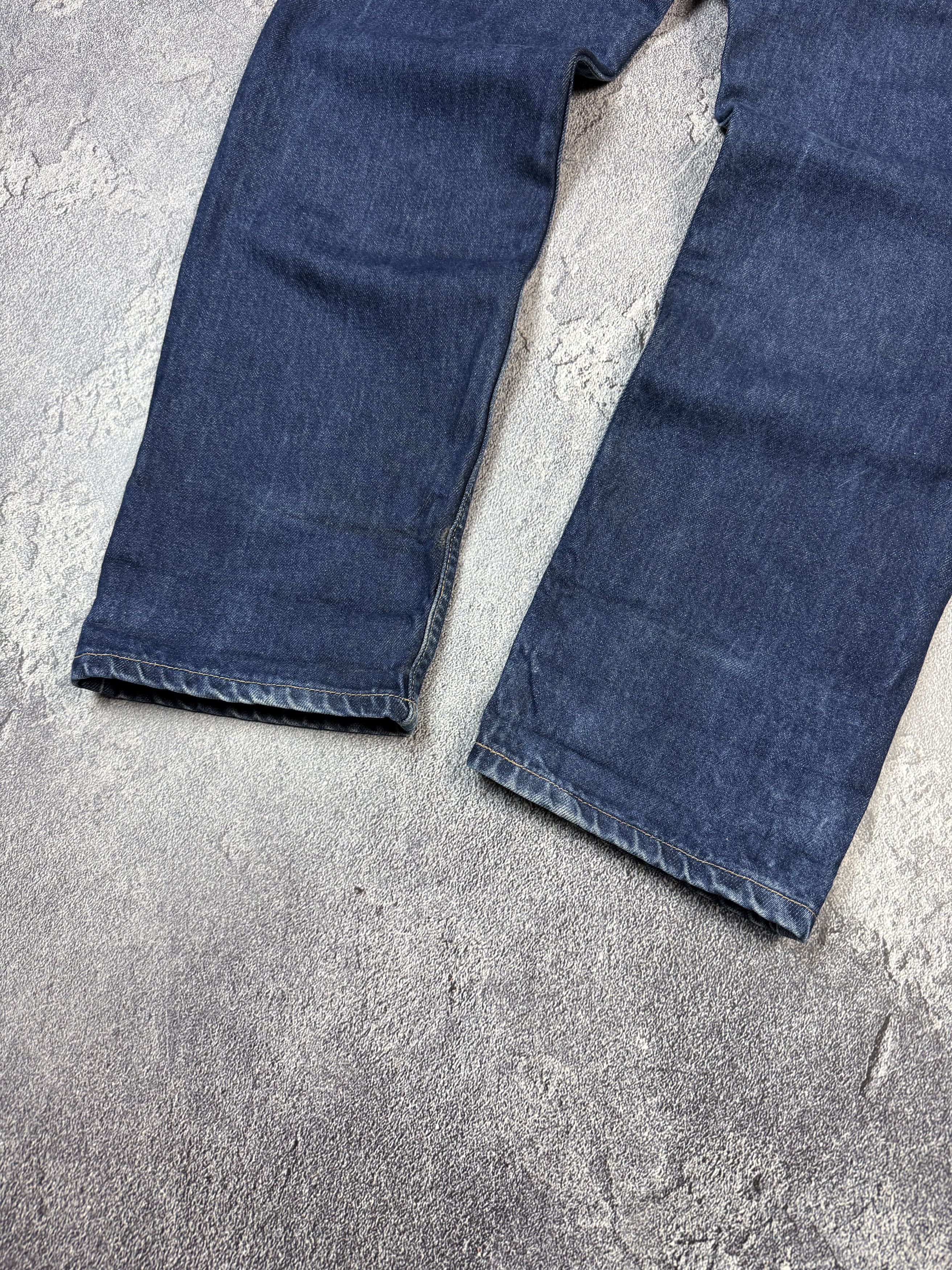 Levi's Vintage Levi's 521 Jeans Tappered Raw Denim Size US 34 / EU 50 - 3 Thumbnail