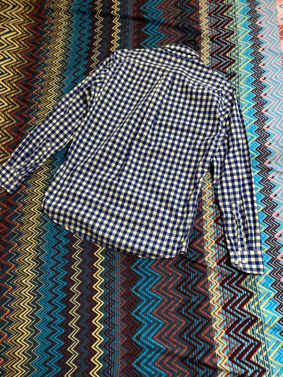 Uniqlo × Vintage Uniqlo Vintage Mens Flannel Plaid Shirt Size US S / EU 44-46 / 1 - 11 Thumbnail