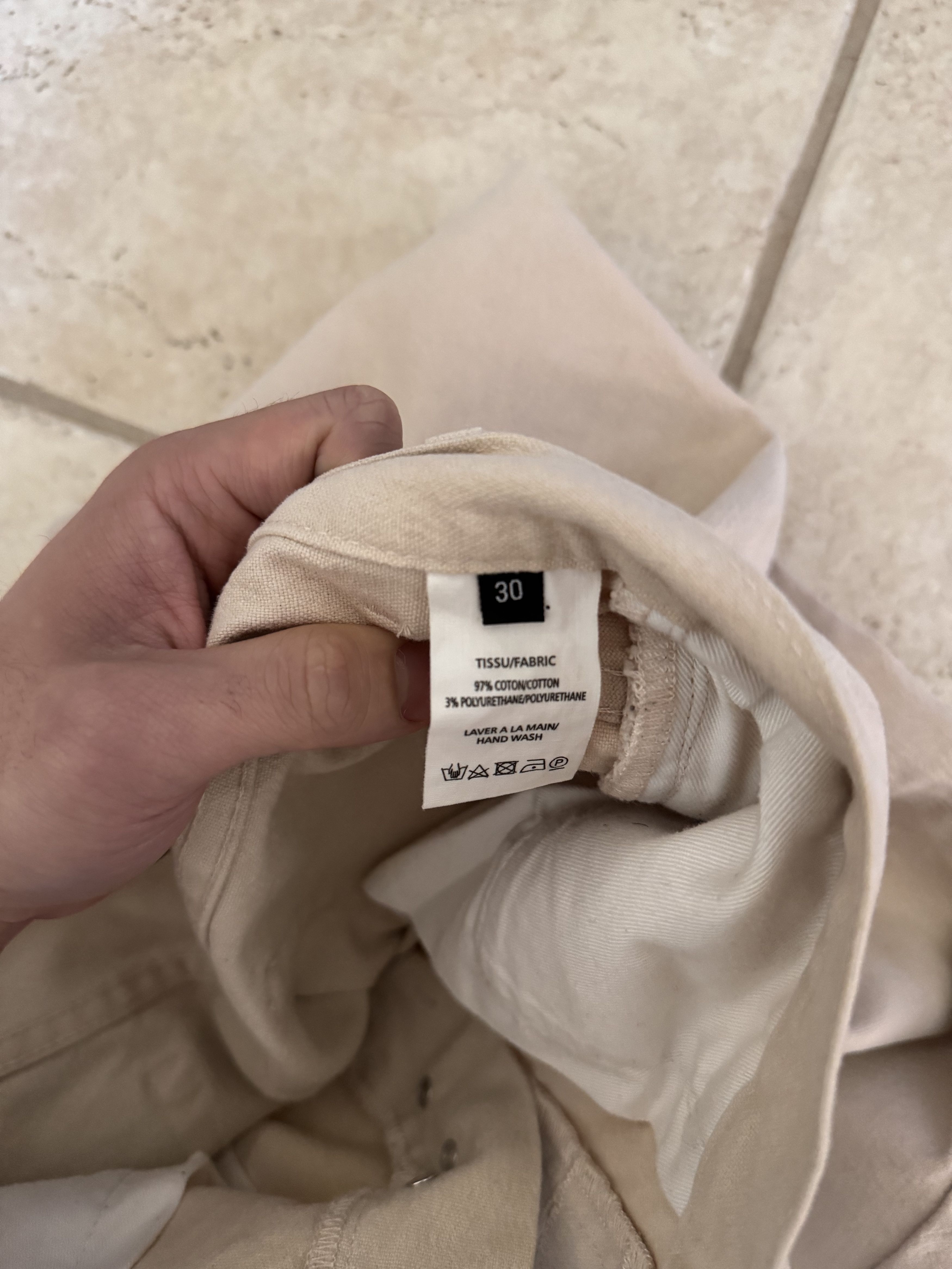 A.P.C. × Kanye West APC x Kanye West Putty Stone Jeans Size US 30 / EU 46 - 8 Thumbnail