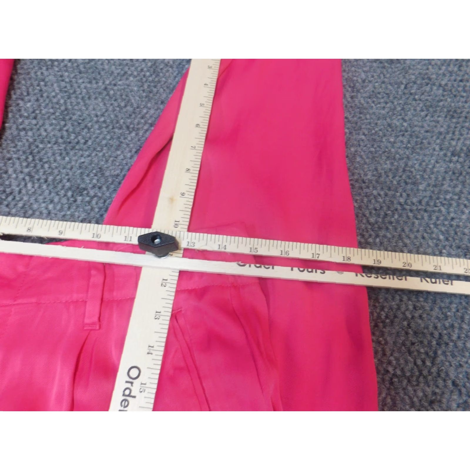 Gap Gap Dress Pants Straight Pink 8 Womens Regular Waist 29 Inseam 25 Cotton Knit Pockets Wrinkle Resistant Clearance Size 30" / US 8 / IT 44 - 4 Thumbnail