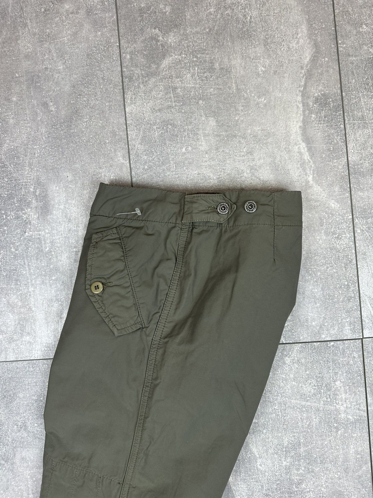Diesel Women’s Khaki Diesel Double Knee Jogger Pants Y2K Size 27" / US 4 / IT 40 - 14 Thumbnail