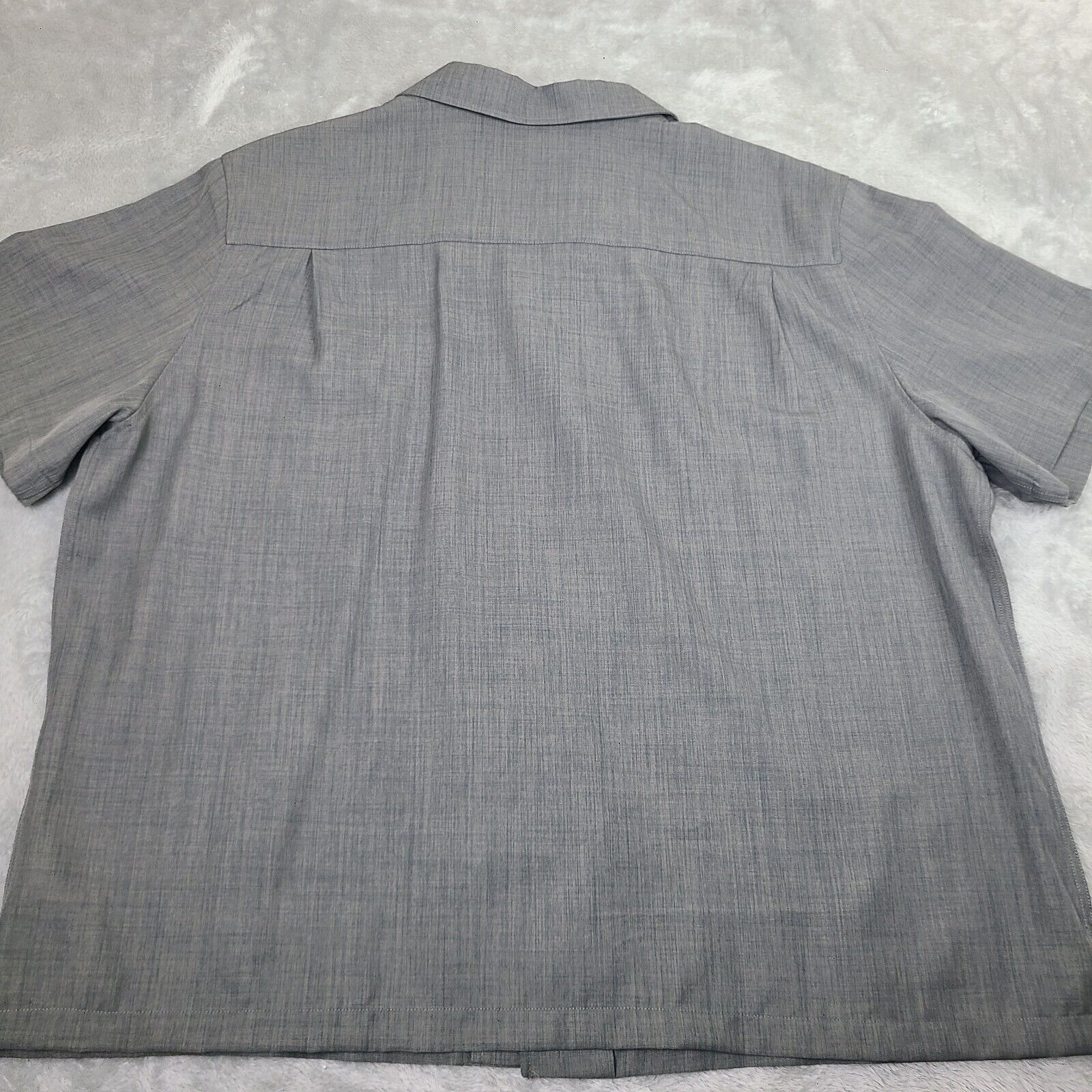 Vintage Irvine Park Shirt 2XL Short Sleeve Gray Button Up W/Pocket E Size US XXL / EU 58 / 5 - 5 Thumbnail