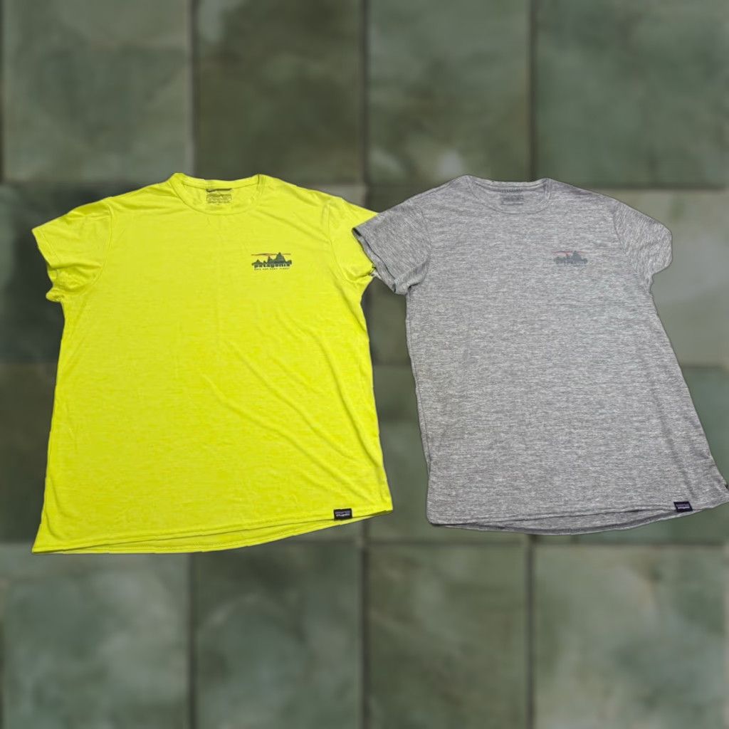 Patagonia Patagonia Shirt Women S Gray/Yellow Capilene Cool Daily Tee Hiking Comfort Casual Slimming Athletic Shirt Womens Size S / US 4 / IT 40 - 1 Thumbnail