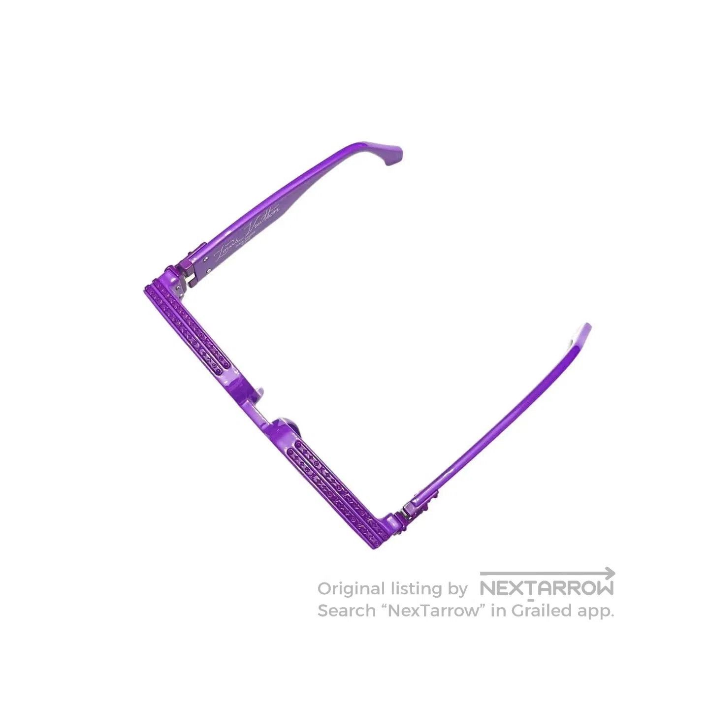 Louis Vuitton Louis Vuitton Purple Millionaire Sunglasses| Size ONE SIZE - 4 Thumbnail