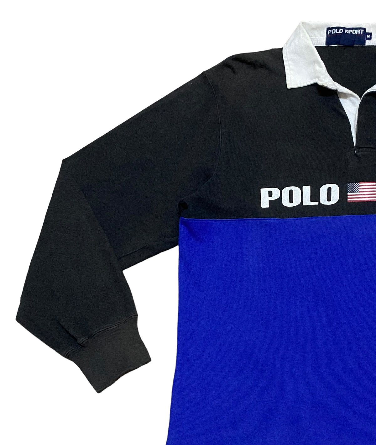 Polo Ralph Lauren × Vintage Rare Vintage Polo Ralph Lauren Big Logo Rugby Polos 1990s Size US M / EU 48-50 / 2 - 5 Thumbnail