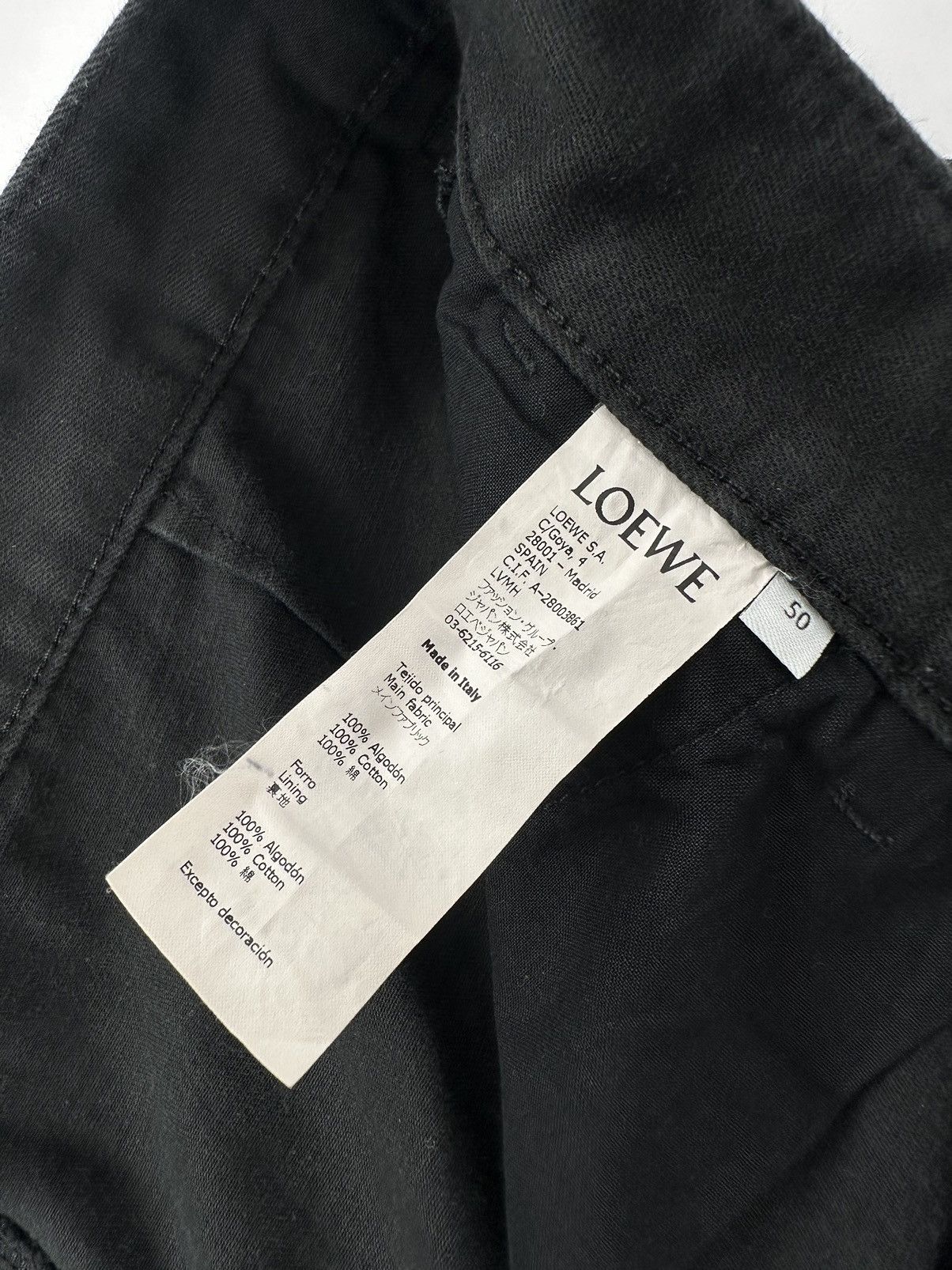 Loewe Loewe Cargo Multi-Pocket Short Embroidered Logo Size US 33 - 15 Thumbnail