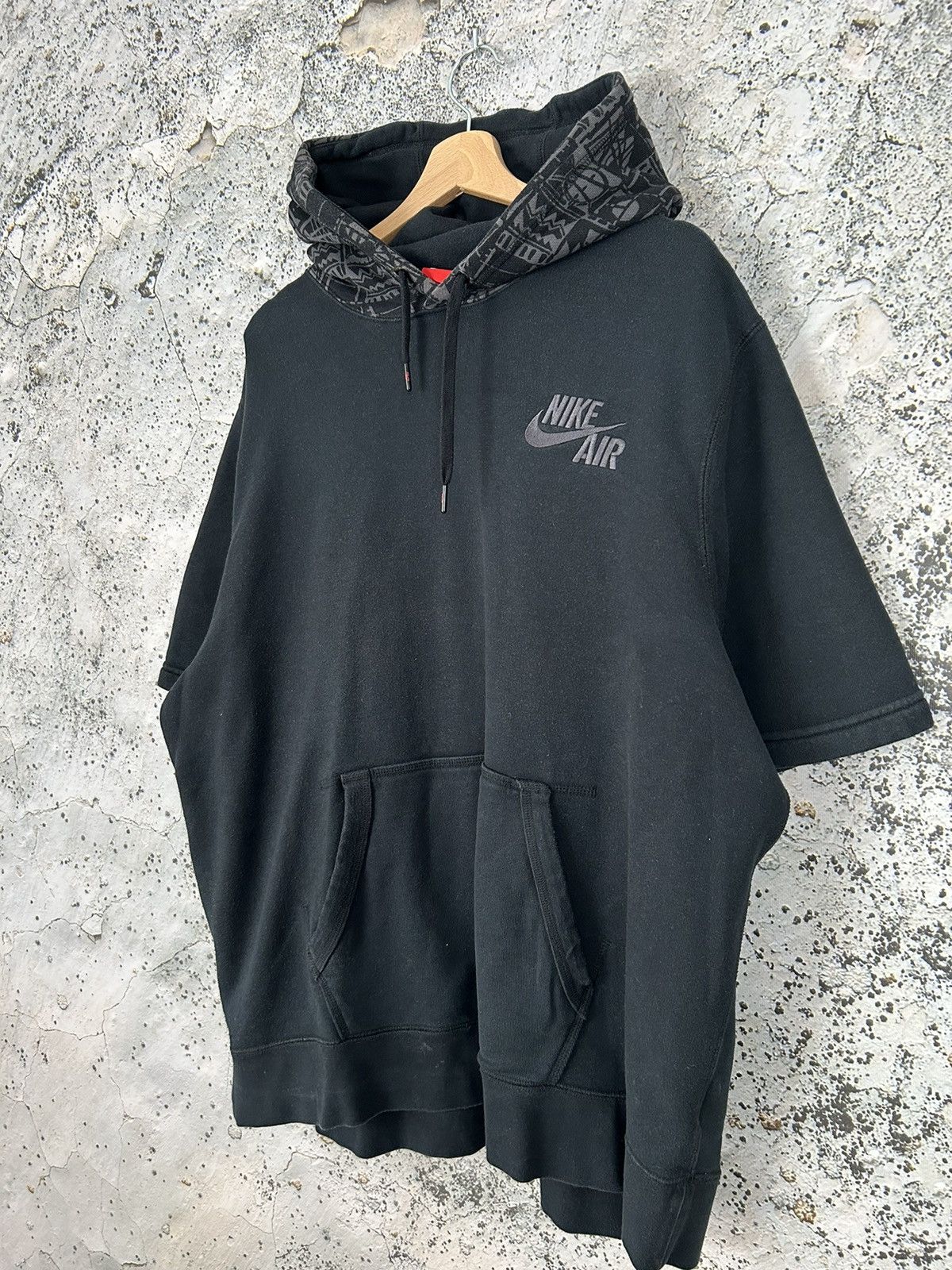 Nike × Vintage Vintage Nike Sweatshirt Vest Rap Drill Retro Swoosh Gorpcore Size US XXL / EU 58 / 5 - 2 Thumbnail