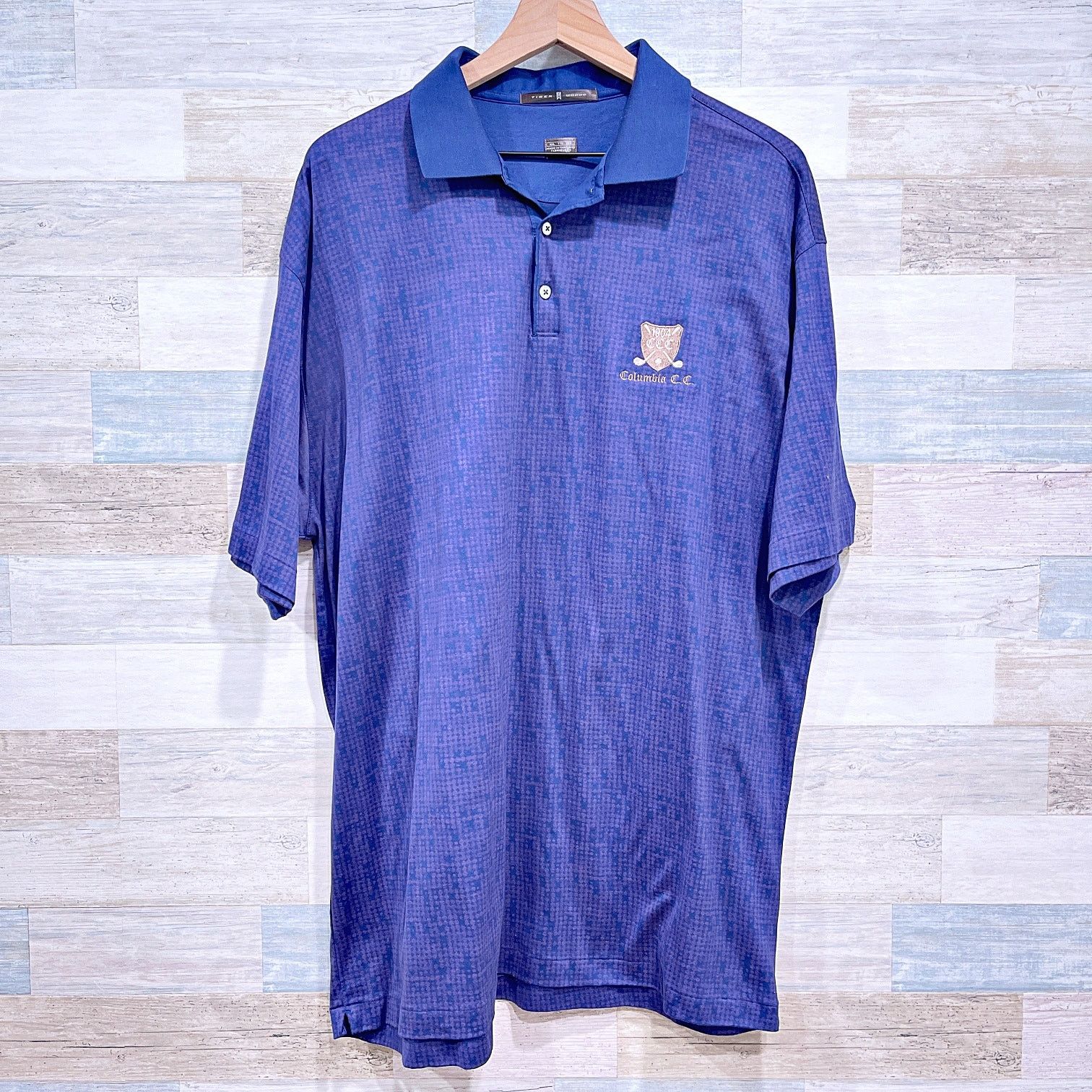 Nike Tiger Woods Nike Golf Polo Shirt Blue Country Club Mens XXL Size US XXL / EU 58 / 5 - 1 Thumbnail