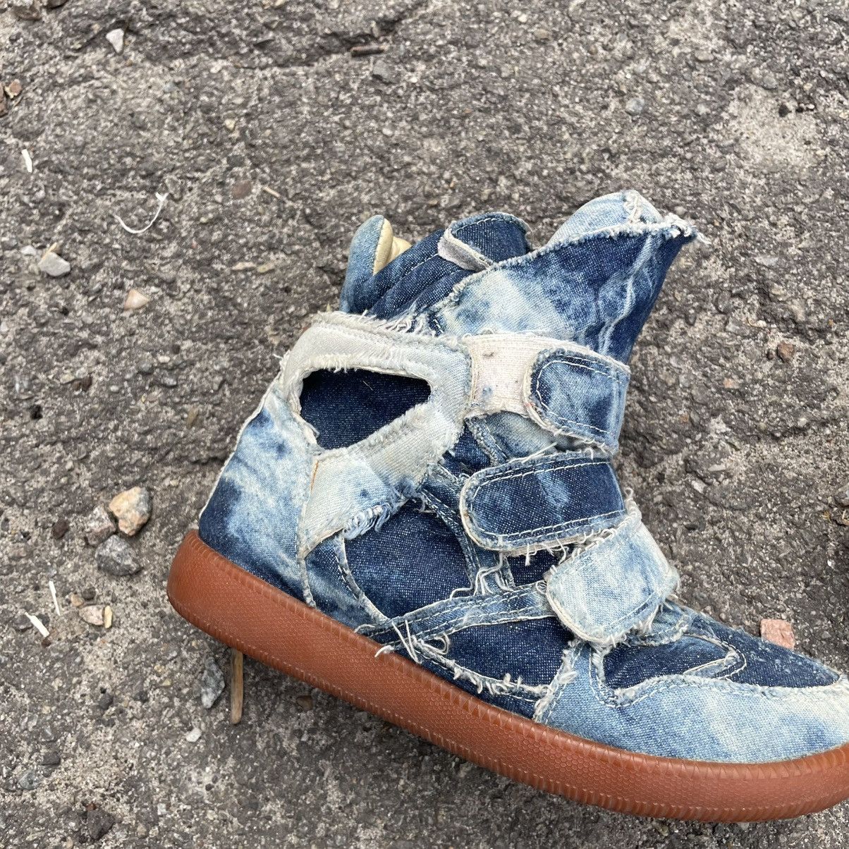Isabel Marant Isabel Marant bekett denim wedge sneakers jeans y2k shoes Size US 4 / IT 34 - 2 Thumbnail