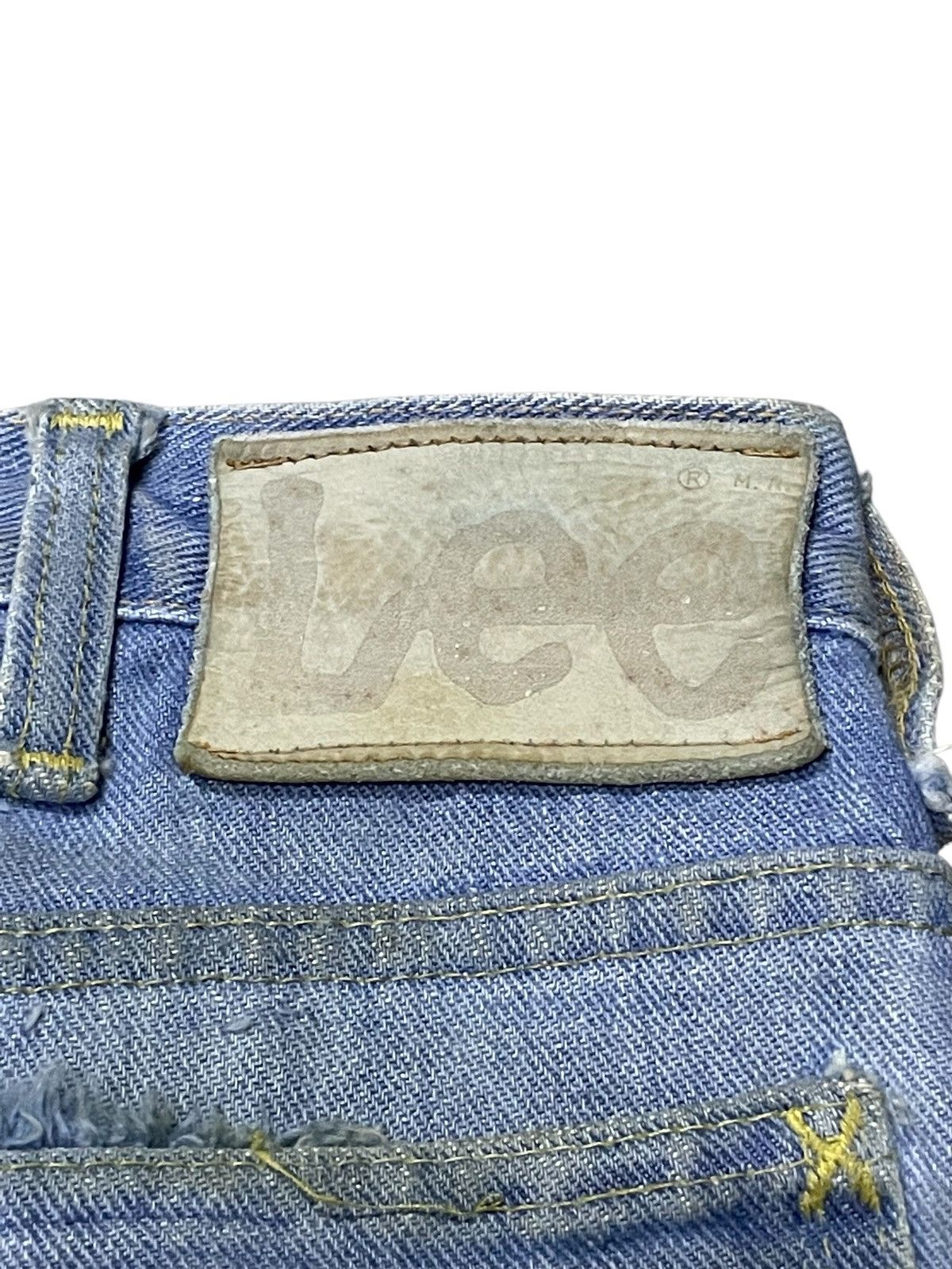 Lee × Vintage Vintage 60s 70s Lee Riders Muddy Jeans Size US 32 / EU 48 - 19 Thumbnail