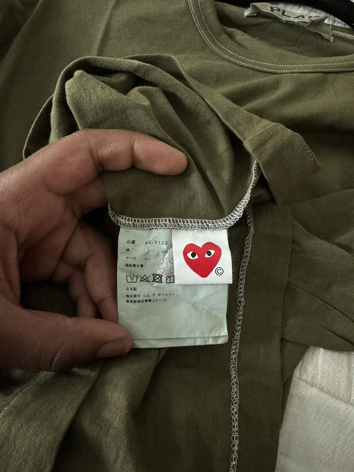 Comme des Garcons × Comme des Garcons PLAY Mystery Bag Tee Size US XL / EU 56 / 4 - 6 Thumbnail
