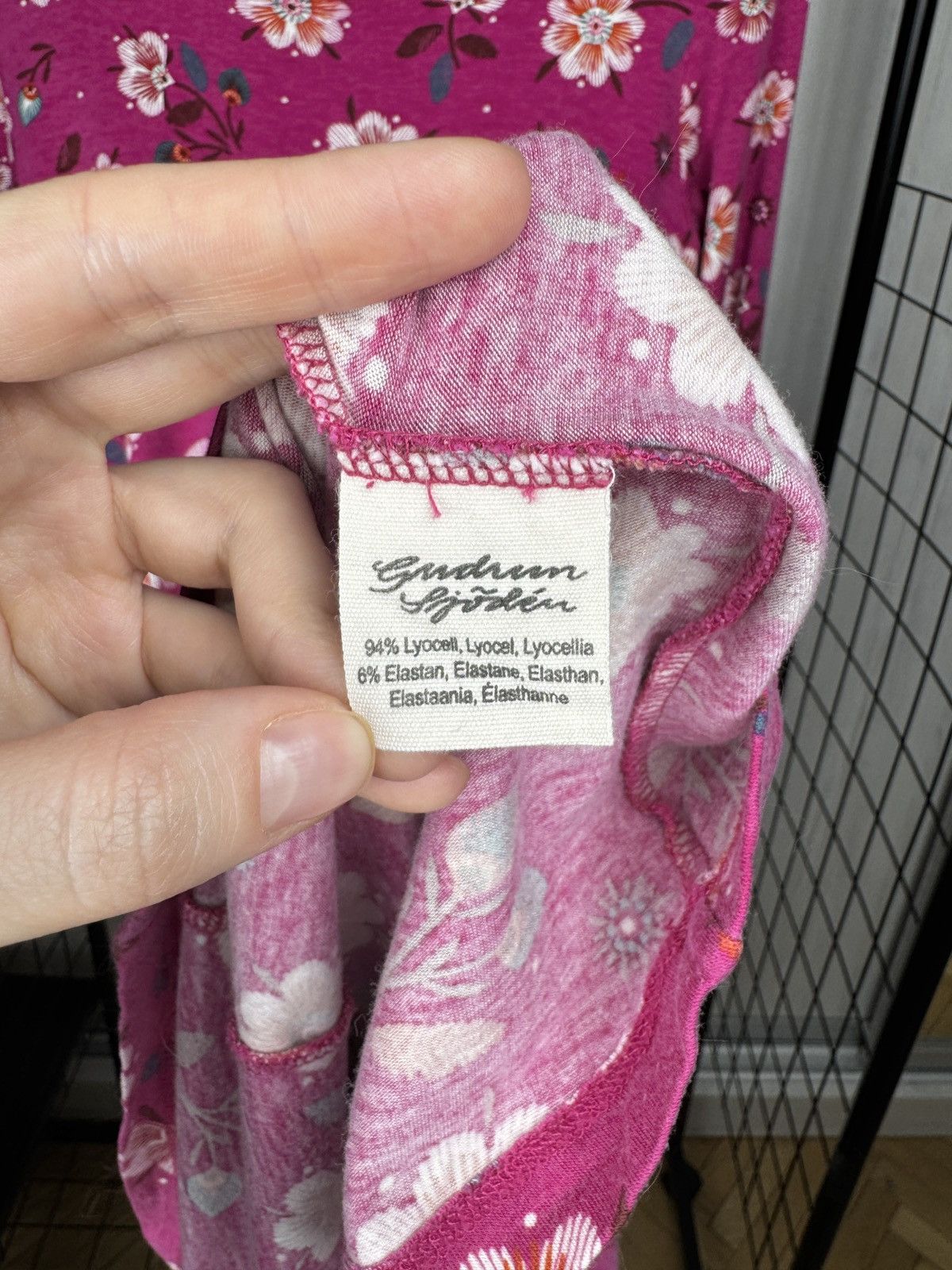 Gudrun Sjoden Gudrun Sjoden flower floral pink midi long sleeve dress M Size M / US 6-8 / IT 42-44 - 9 Thumbnail