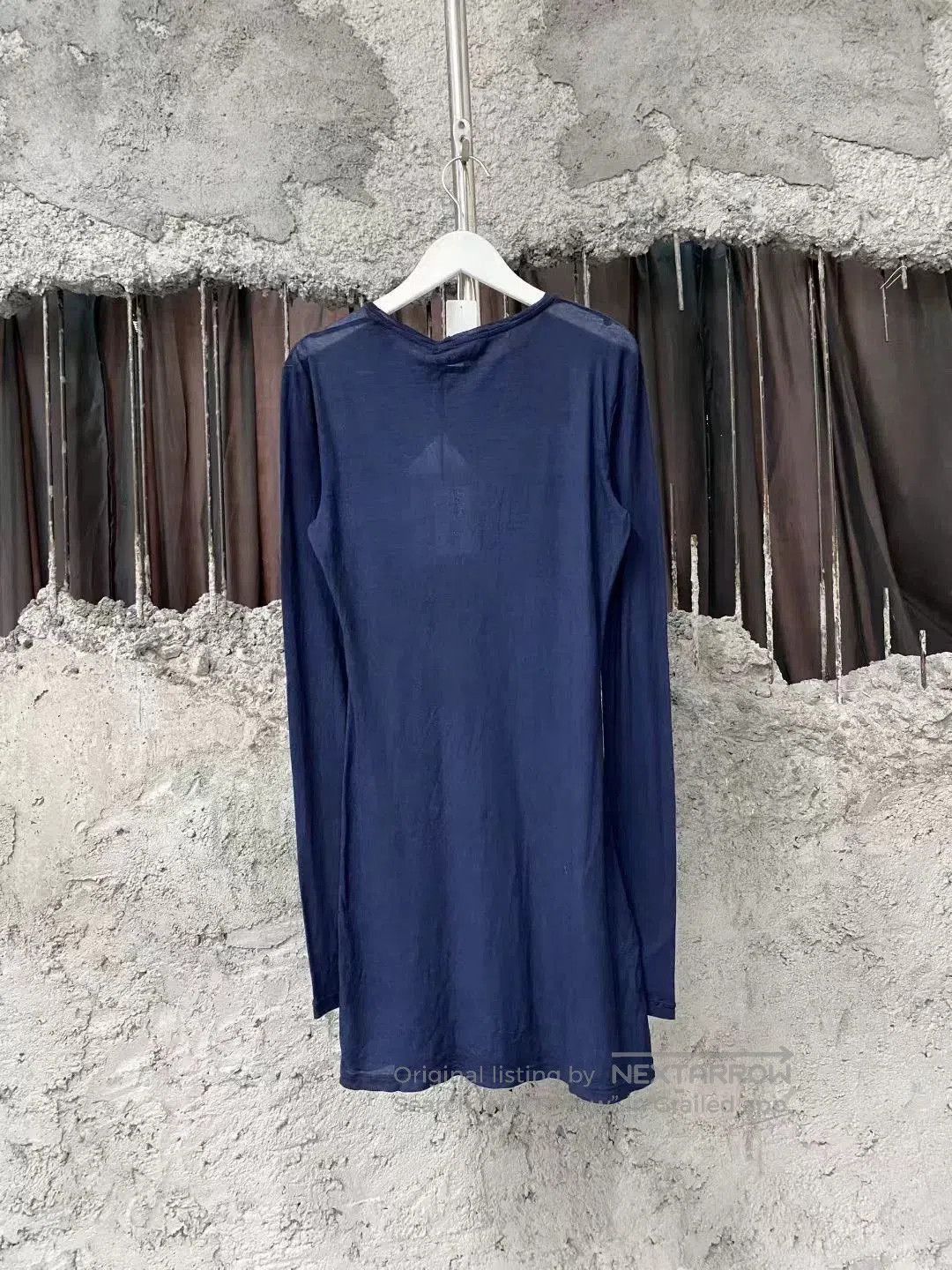 Miu Miu miu miu navy blue long sleeve dress. Size M / US 6-8 / IT 42-44 - 2 Thumbnail
