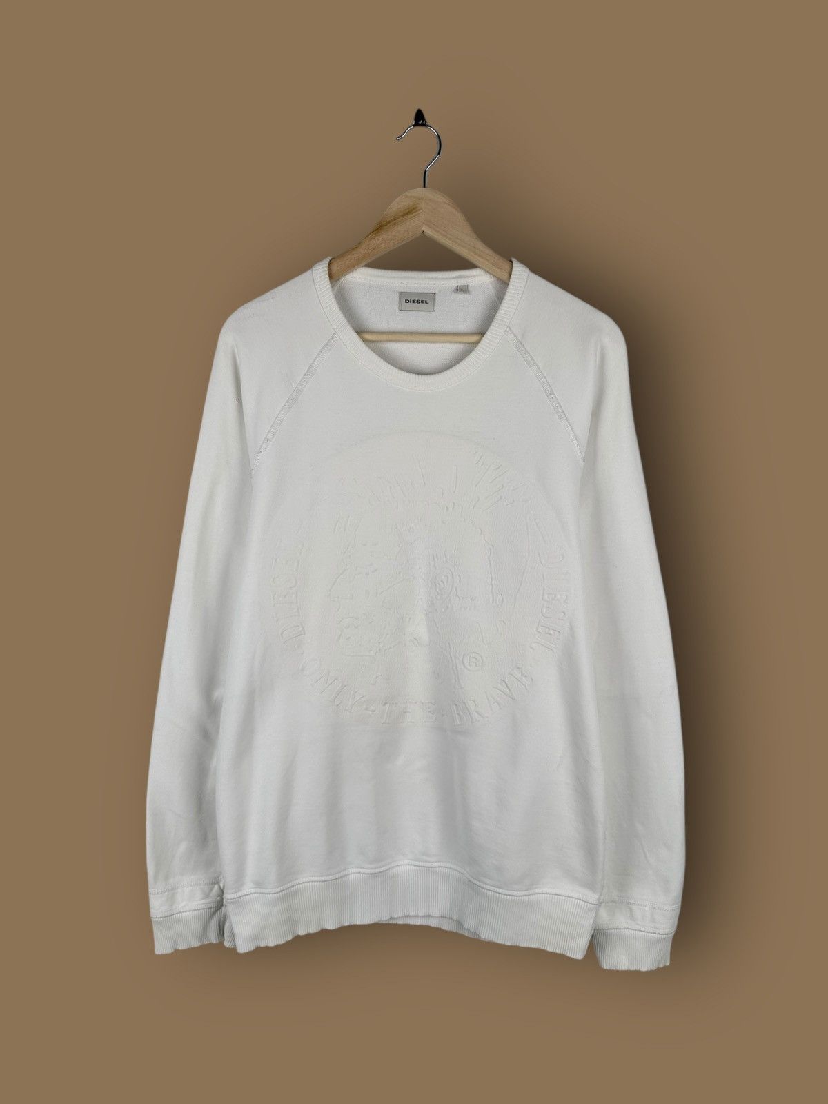 Diesel Diesel Box Logo Sweatshirt Oversized Size US L / EU 52-54 / 3 - 1 Thumbnail