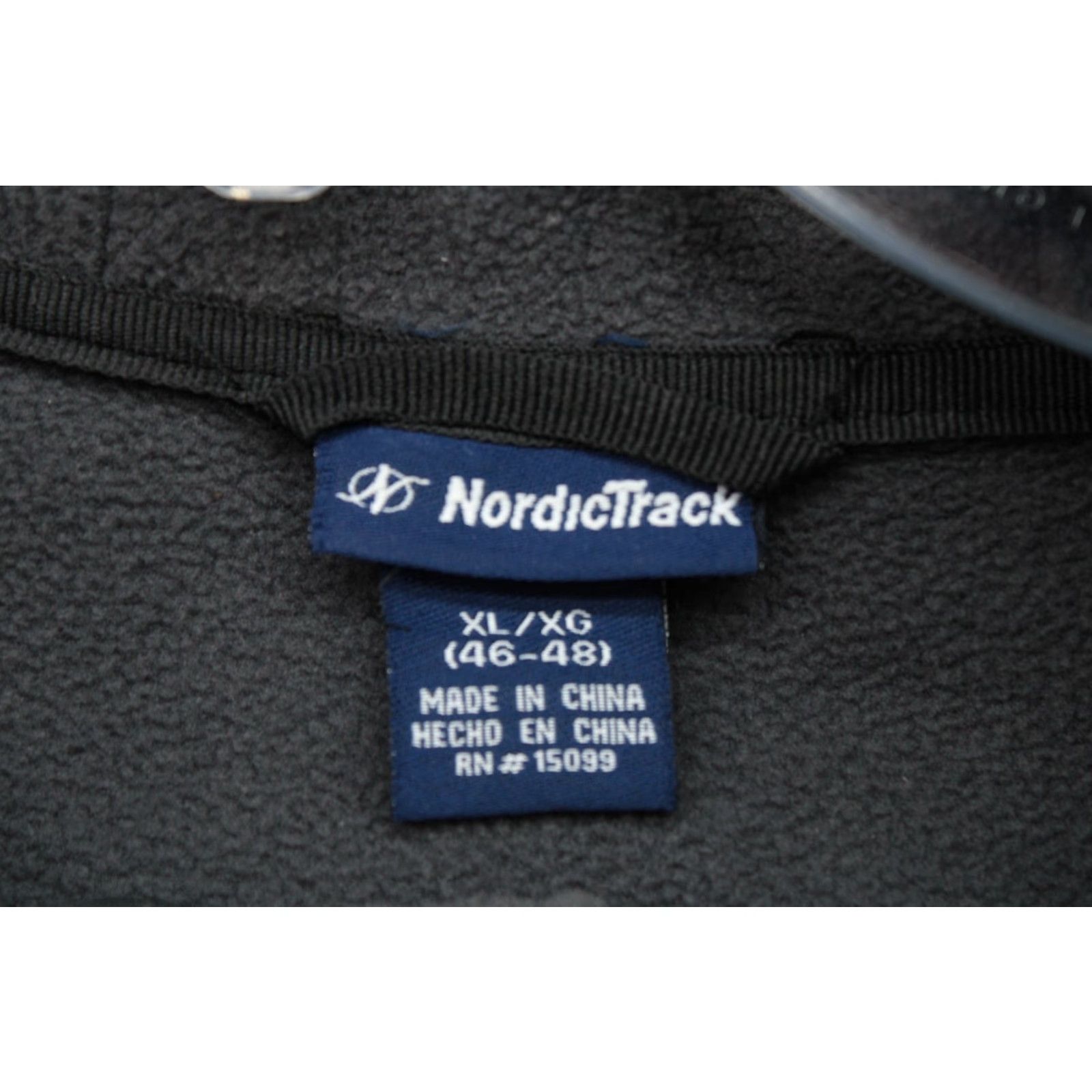 Vintage NORDICTRACK Fleece Coat Jacket Mens XL Gray Black Full Zip Hooded Pockets Cozy Coat Jacket Mens XL Gray Black Full Zip Hooded Pockets Cozy Size US XL / EU 56 / 4 - 6 Thumbnail