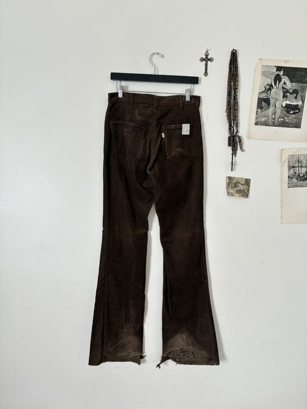 N.Hoolywood N. Hoolywood Corduroy Flared Pants Size US 29 - 3 Thumbnail