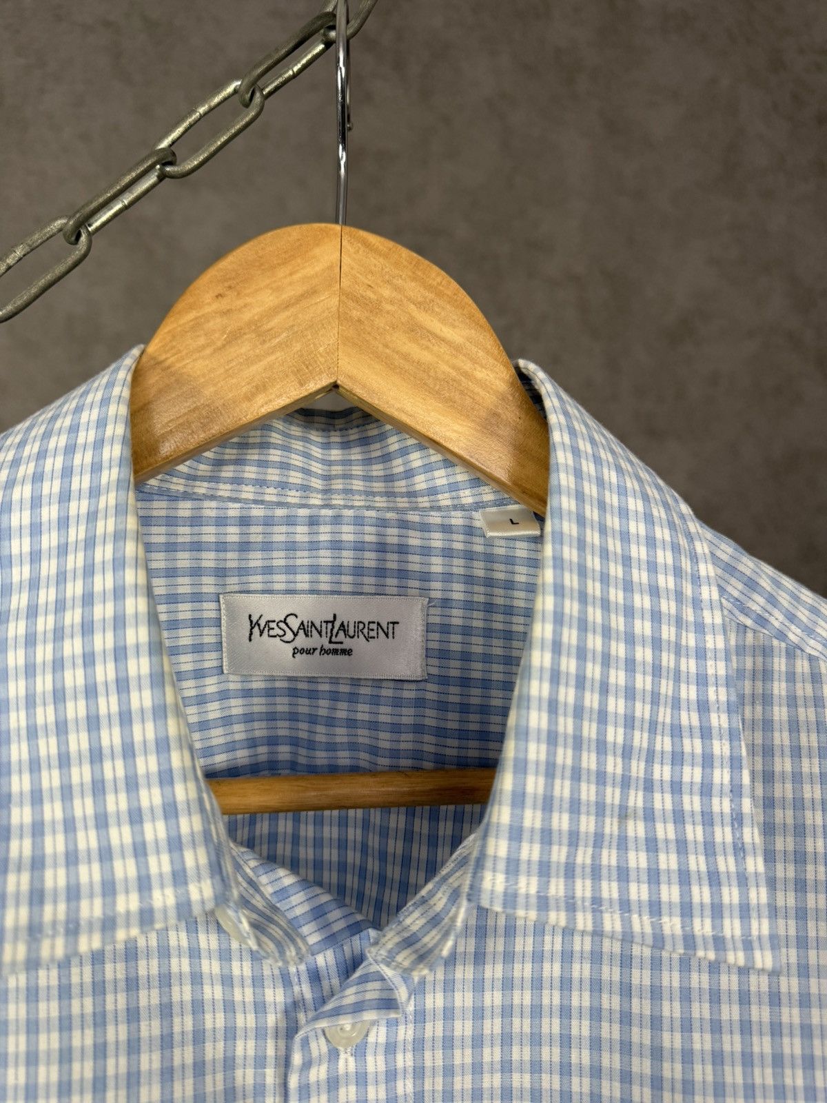 Yves Saint Laurent YSL Yves Saint Laurent vintage luxury designer shirt Size US L / EU 52-54 / 3 - 4 Thumbnail