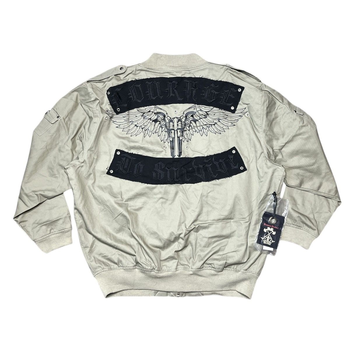 Black Label × Vintage y2k blac label bomber jacket Size US XXL / EU 58 / 5 - 1 Thumbnail