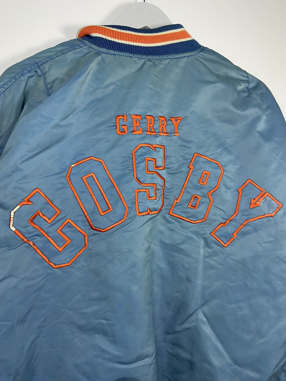 Vintage VINTAGE GERRY COSBY NEW YORK BOMBER JACKET Size US XXL / EU 58 / 5 - 12 Thumbnail