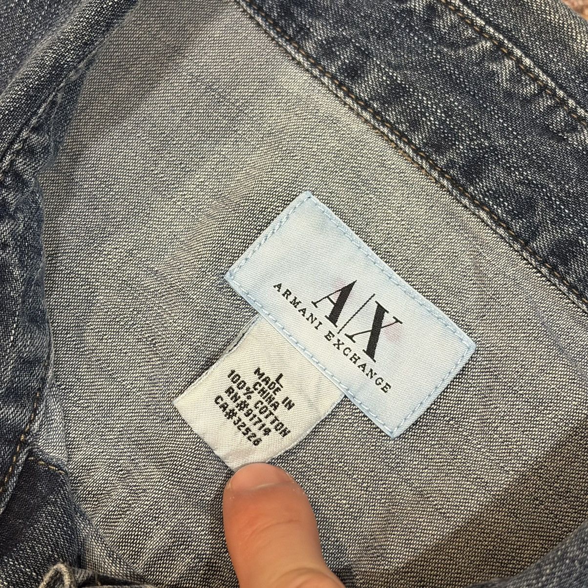 Armani Exchange Y2K Armani Exchange AX Denim Shirt Faded Sz L Size US L / EU 52-54 / 3 - 4 Thumbnail
