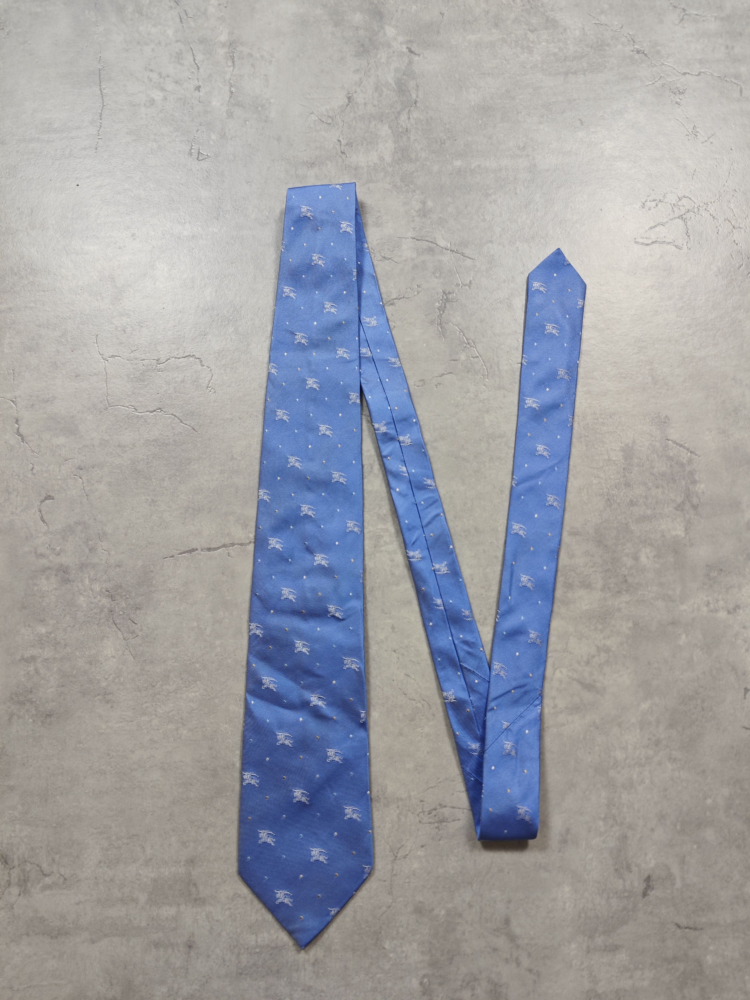 Burberry Burberry Monogram Silk Tie Size ONE SIZE - 1 Thumbnail