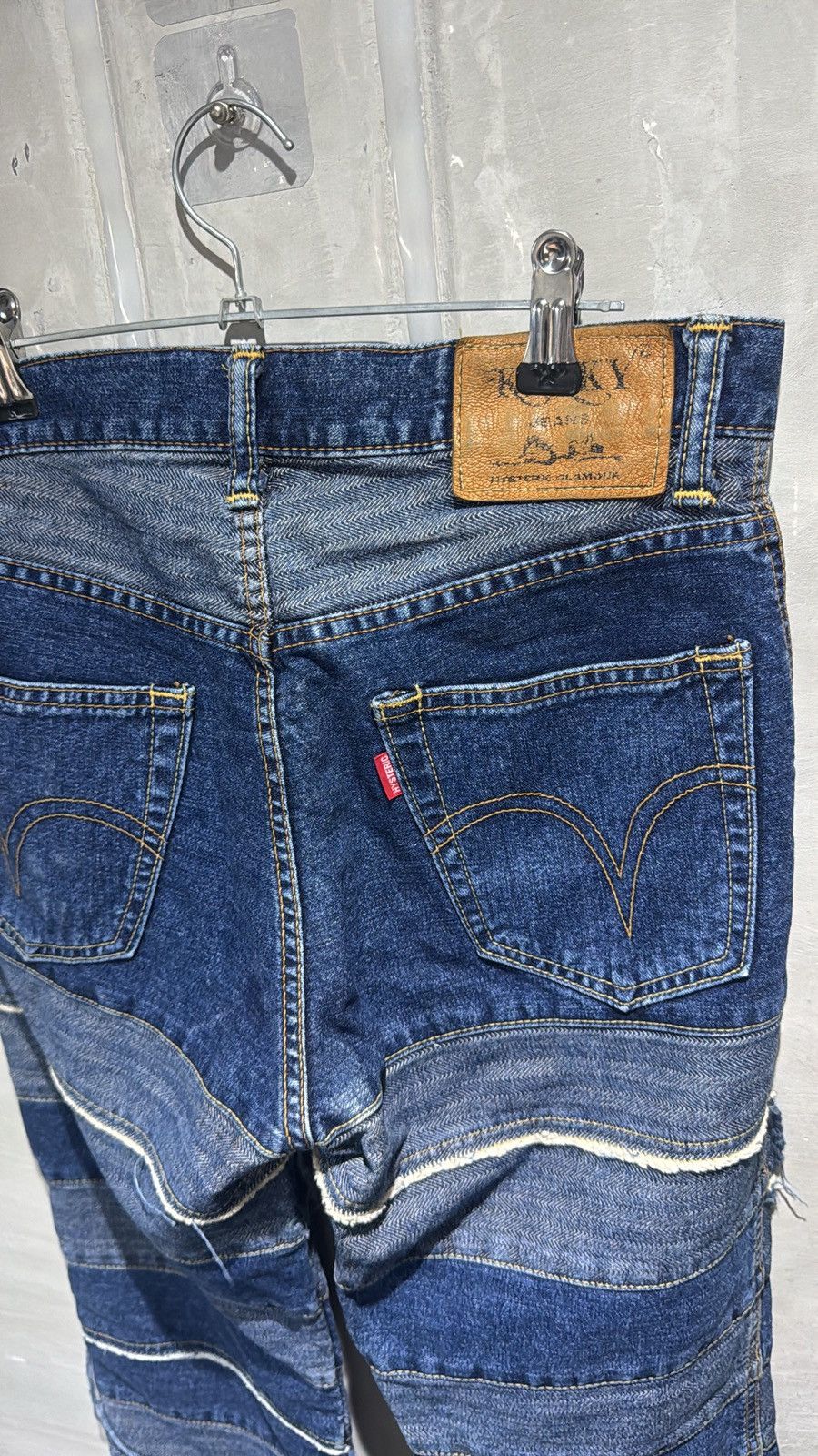 Hysteric Glamour × If Six Was Nine × Japanese Brand Hysteric Glamour Distressed Flared Hagi Denim Pants Size US 29 - 6 Thumbnail