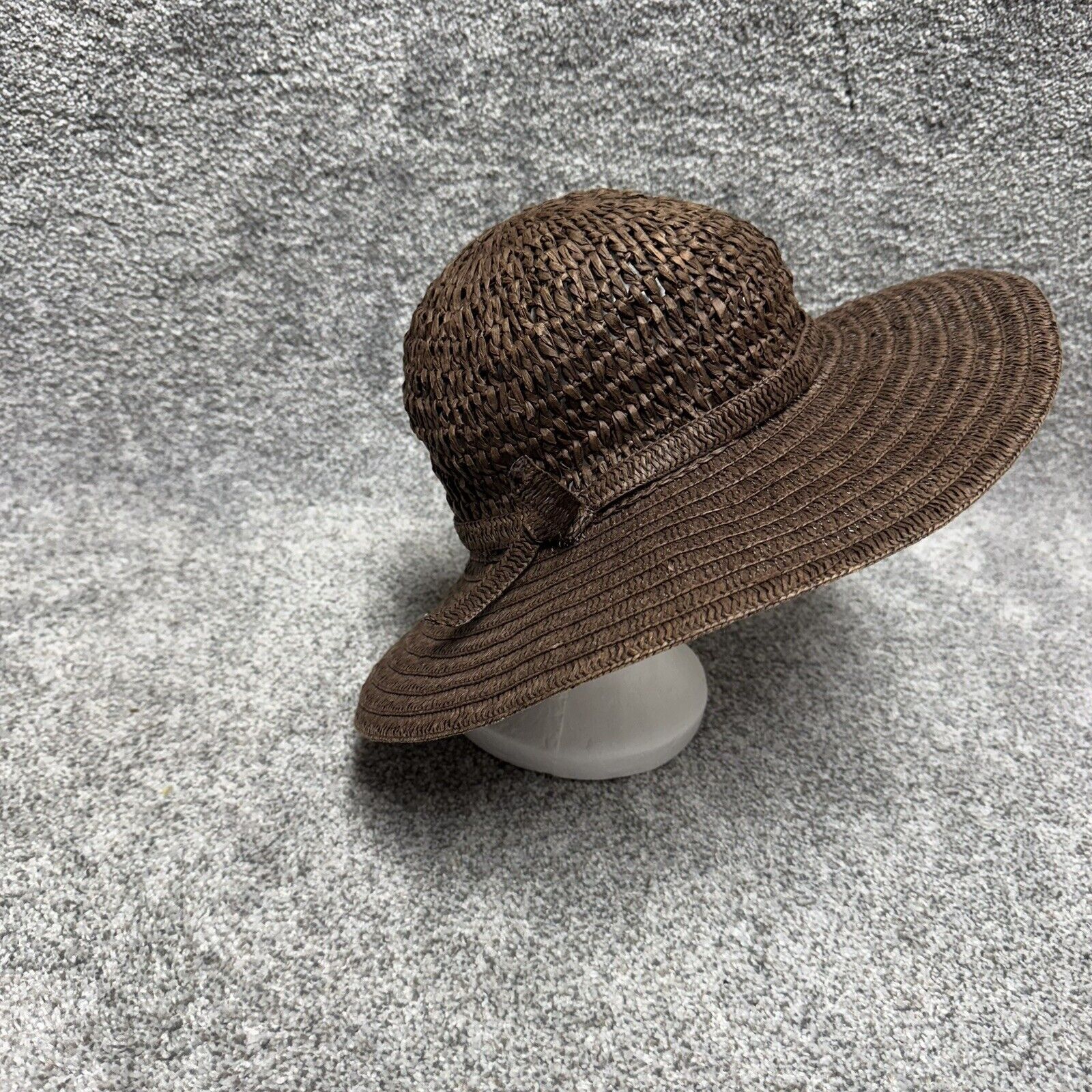 Route 66 Route 66 Y2K Straw Sun Hat Floppy Beach Road Trip Retro 70s Size ONE SIZE - 2 Thumbnail