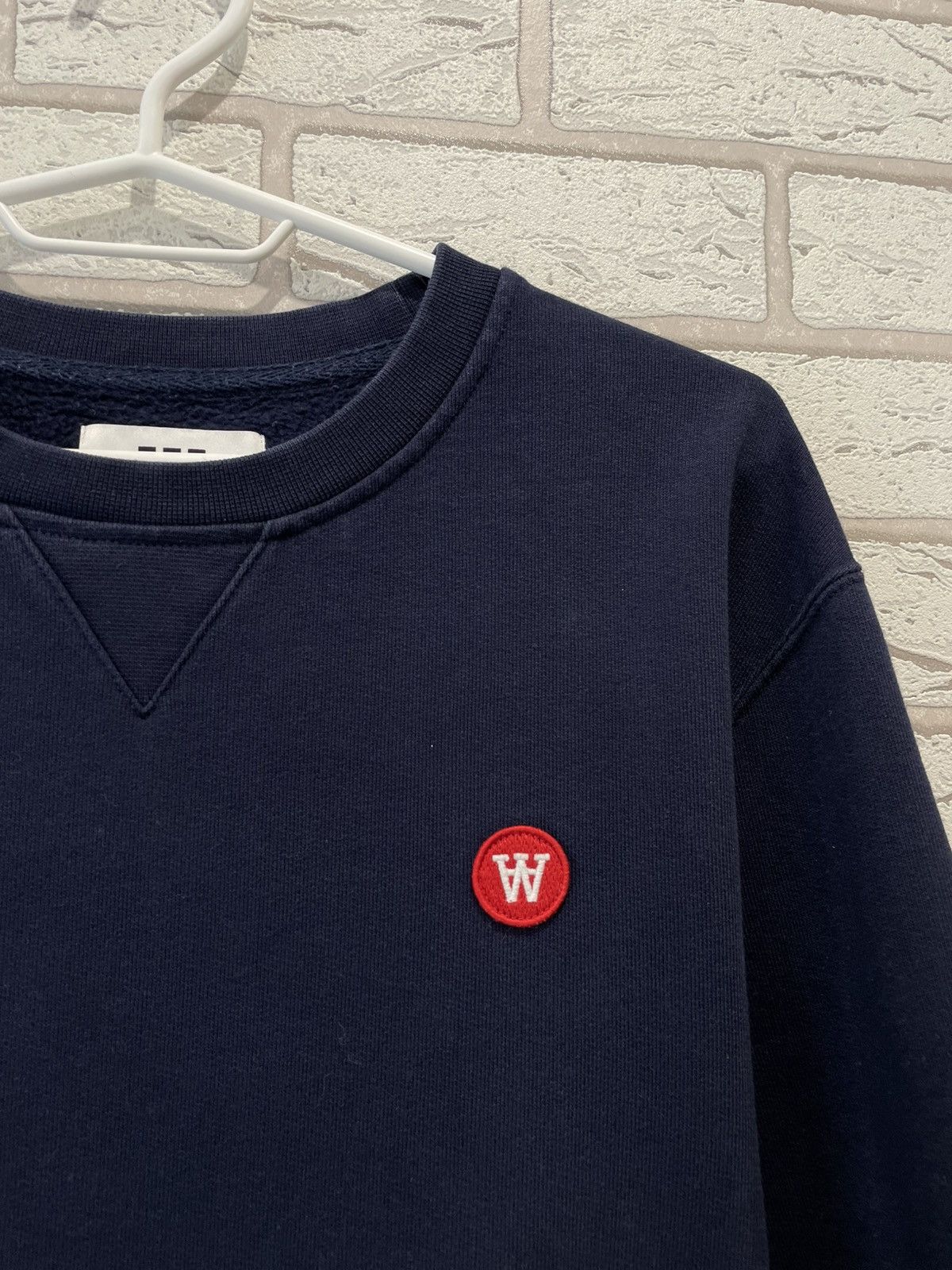 Designer × Wood Wood Wood Wood Navy Sweatshirt Double A Logo Size US M / EU 48-50 / 2 - 3 Thumbnail